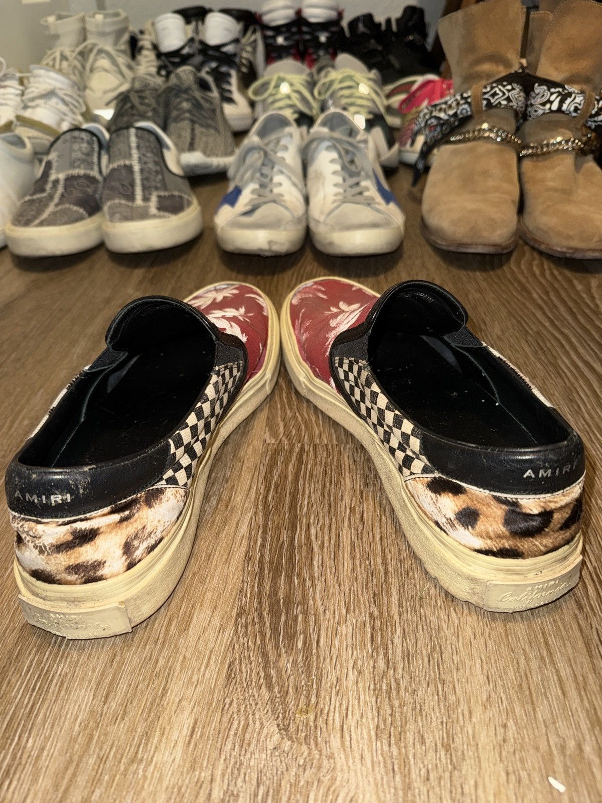 Amiri Slip On Palm Patchwork Sneakers amiri palms Size US 10 / EU 43 - 3 Thumbnail