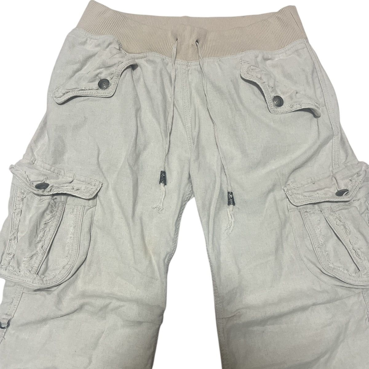 If Six Was Nine G.O.A. Linen flared parachute cargo pants Size US 33 - 2 Thumbnail