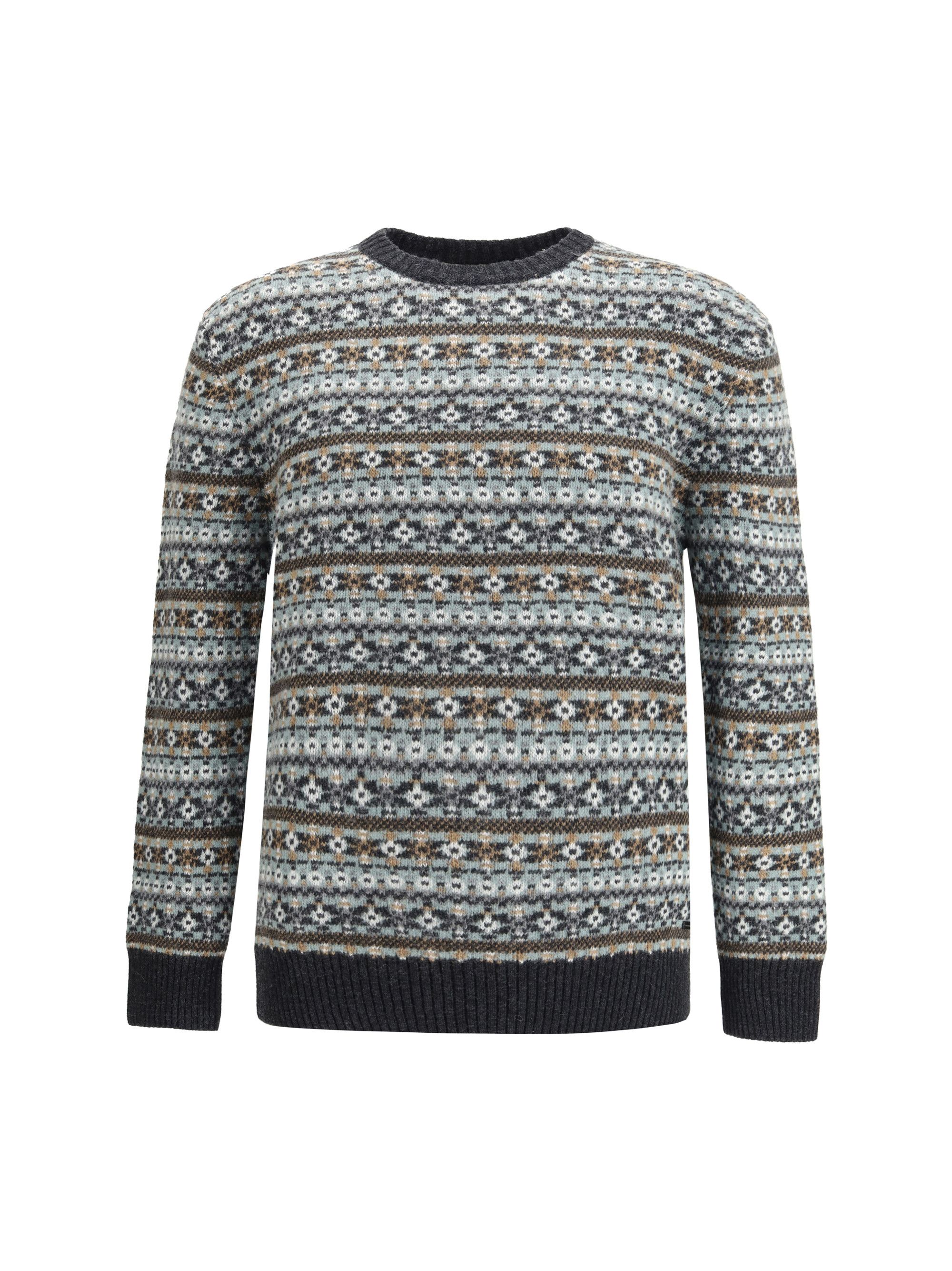 Crewneck wool-blend Sweater