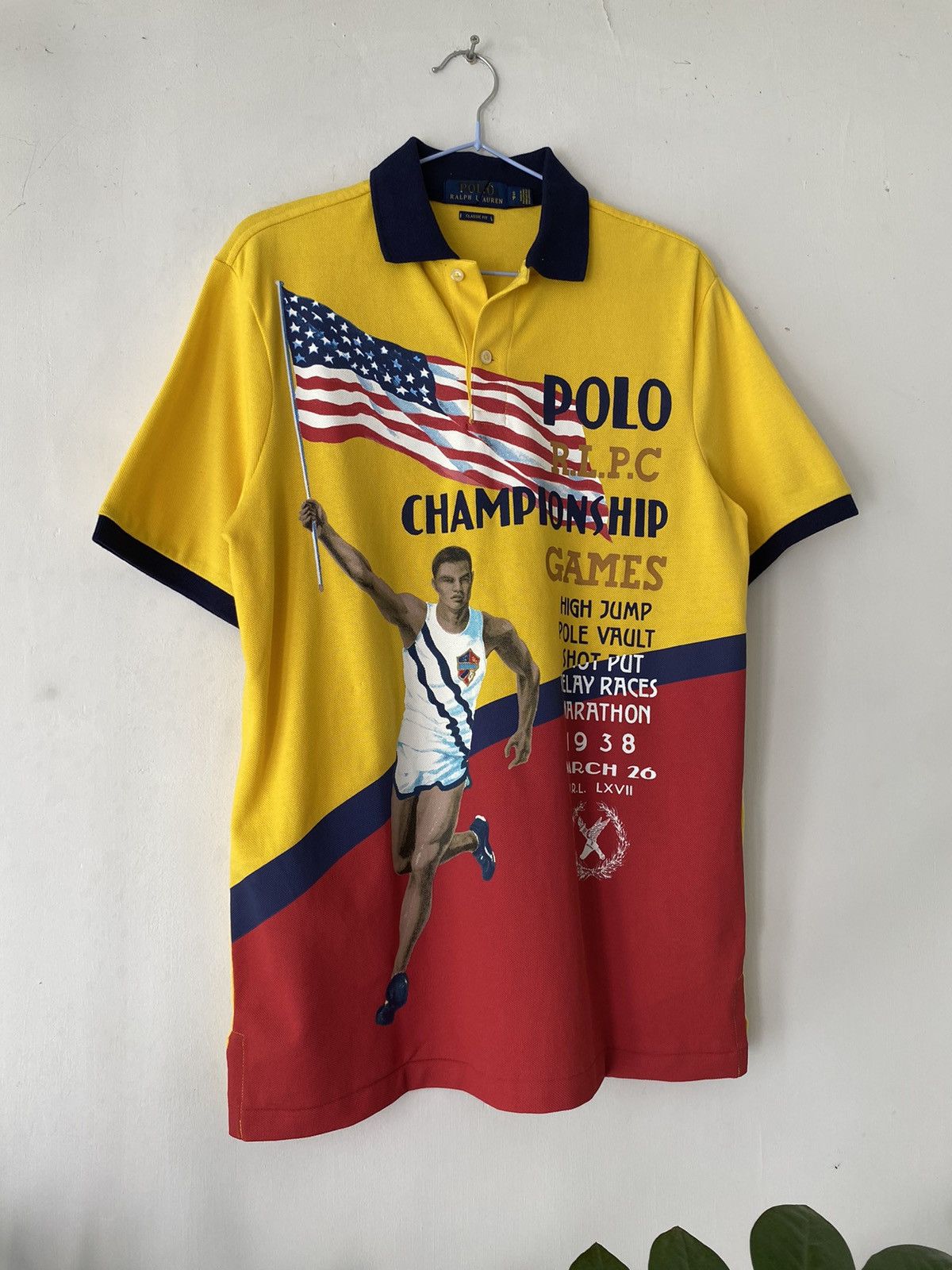 Polo Ralph Lauren Vintage Marathon Polo Ralph Lauren T-shirt Size US S / EU 44-46 / 1 - 3 Thumbnail