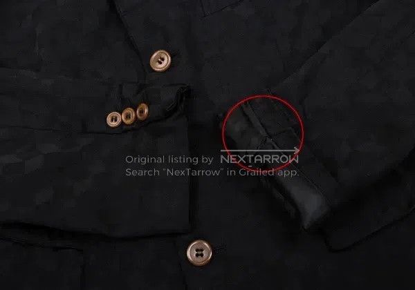 Comme des Garcons Comme Des Garcons Black retro pattern bow suit top Size S / US 4 / IT 40 - 8 Thumbnail