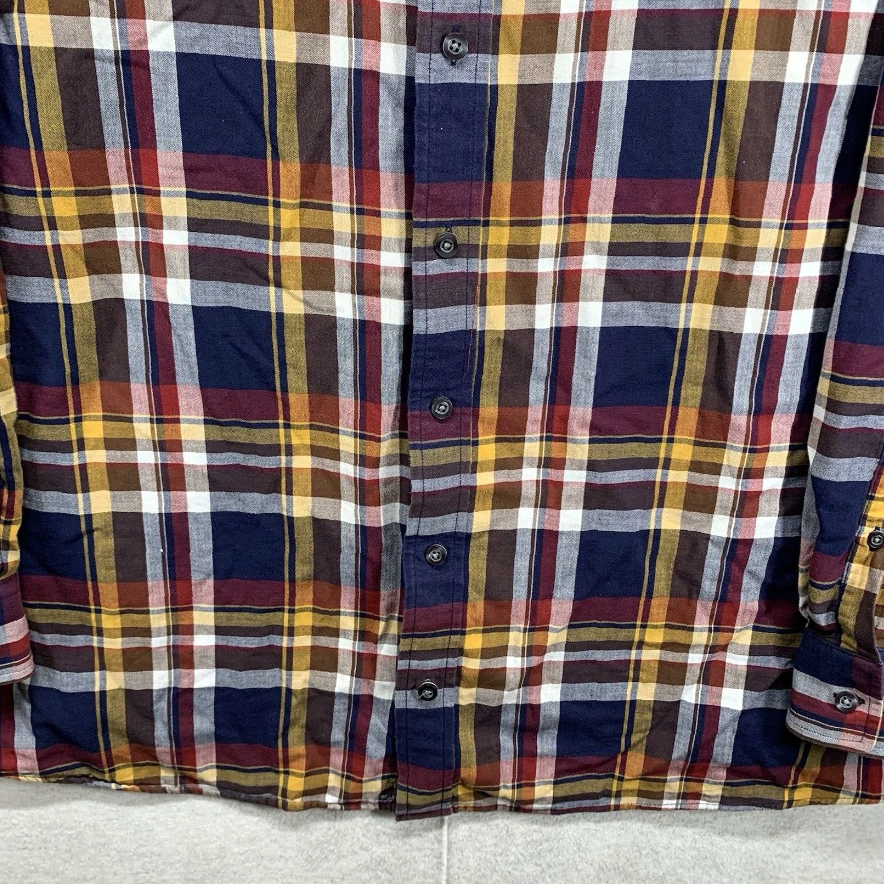 Vintage VINTAGE True Nation Men's Shirt 2XLT Long Sleeve Plaid Cotton Casual Workwear Seasonal Size US XXL / EU 58 / 5 - 6 Thumbnail