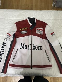 Marlboro Classics Lamb leather jacket Size M Fitted a…
