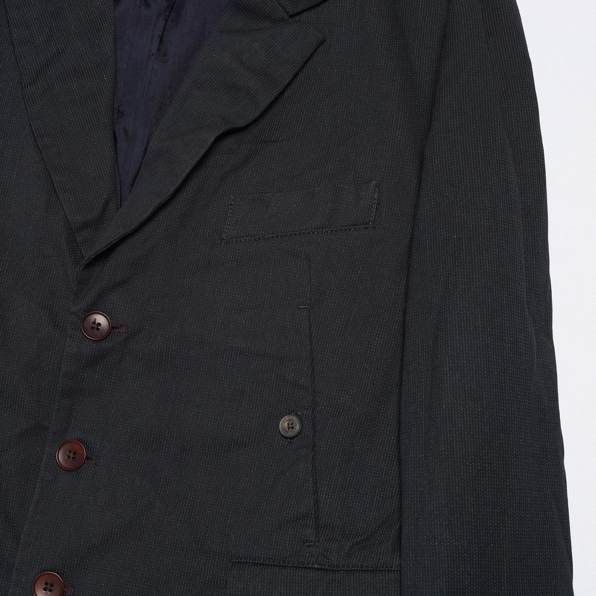 Paul Smith PAUL SMITH Jeans Striped Suit Jacket Blazer Black Men's Size US L / EU 52-54 / 3 - 3 Thumbnail