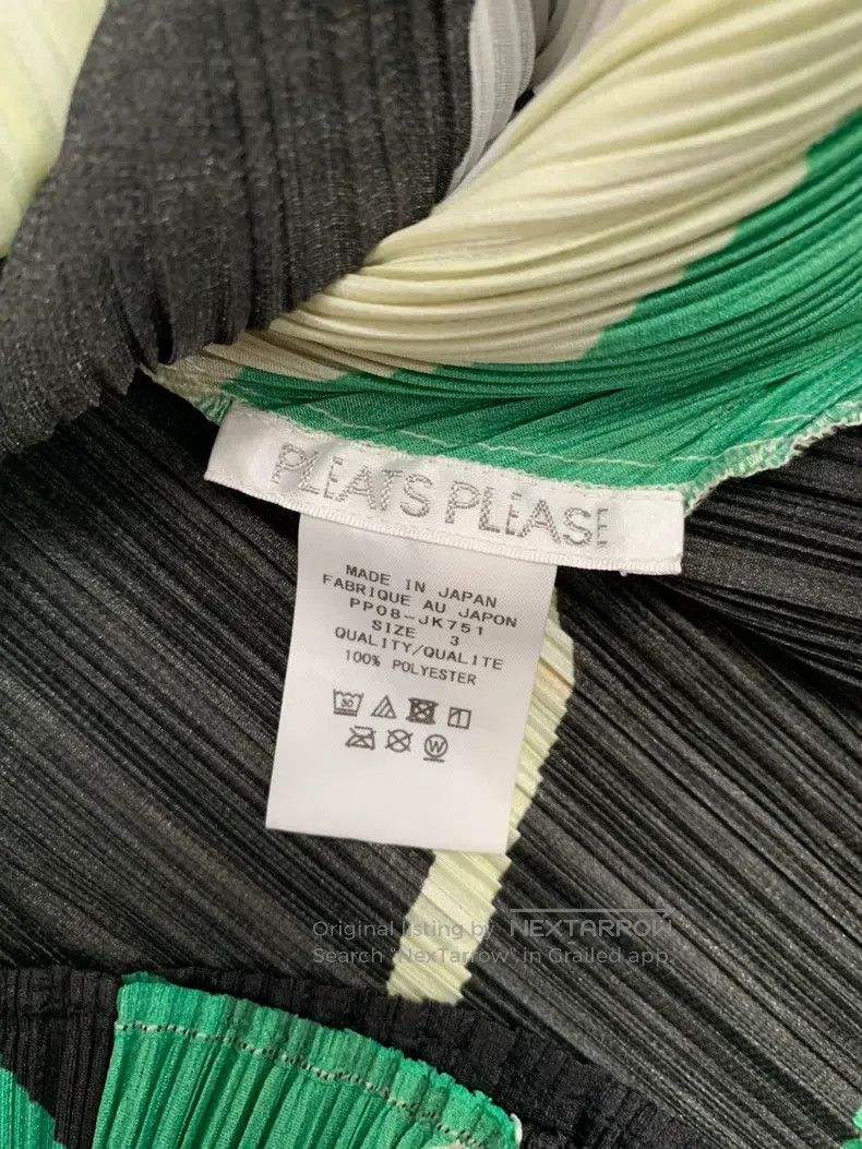 Issey Miyake Issey Miyake Geometric Color Block Short Sleeve Size L / US 10 / IT 46 - 7 Thumbnail