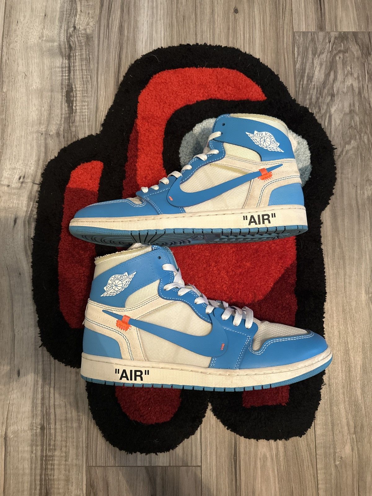 Nike × Off-White Off-White Jordan 1 Unc Size US 12 / EU 45 - 5 Thumbnail