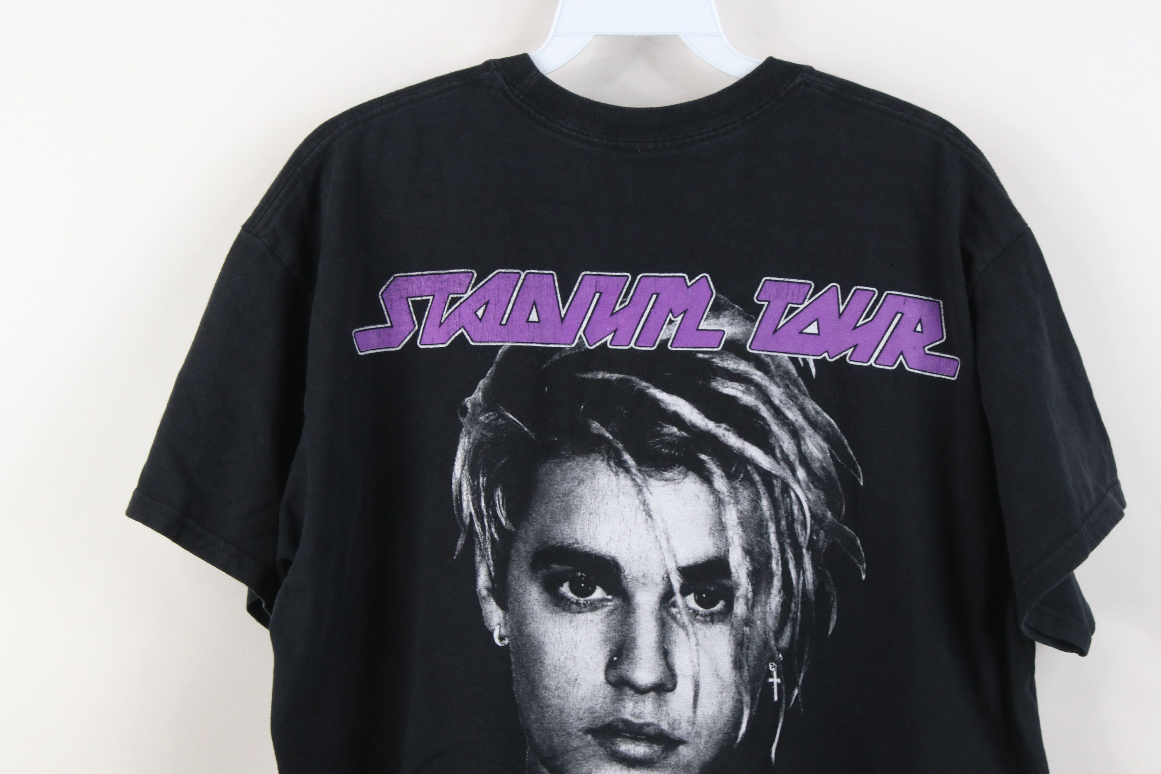 Vintage Team Bieber 2017 Stadium Tour Justin Bieber Band T-Shirt Size L / US 10 / IT 46 - 13 Thumbnail