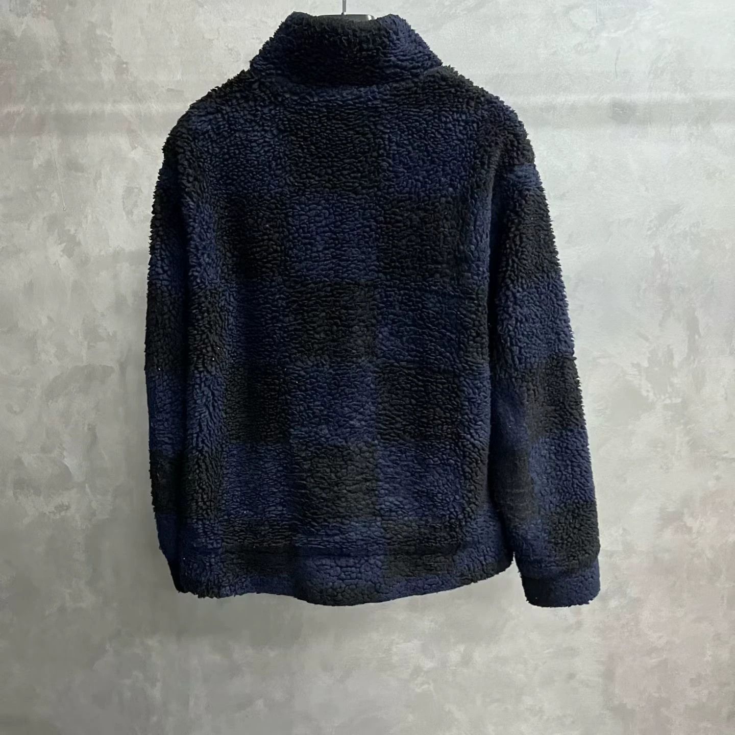 Louis Vuitton [Louis Vuitton] Latest Blue Damier Shearling Zipper Jacket Size US L / EU 52-54 / 3 - 2 Thumbnail