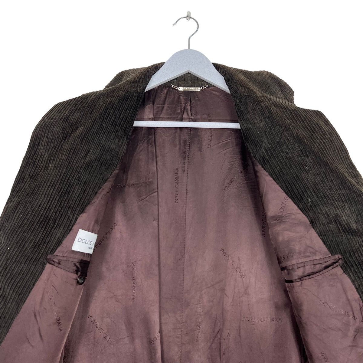 Dolce & Gabbana 🔥 DOLCE & GABBANA CORDUROY BLAZER JACKET MADE IN ITALY Size US M / EU 48-50 / 2 - 11 Thumbnail