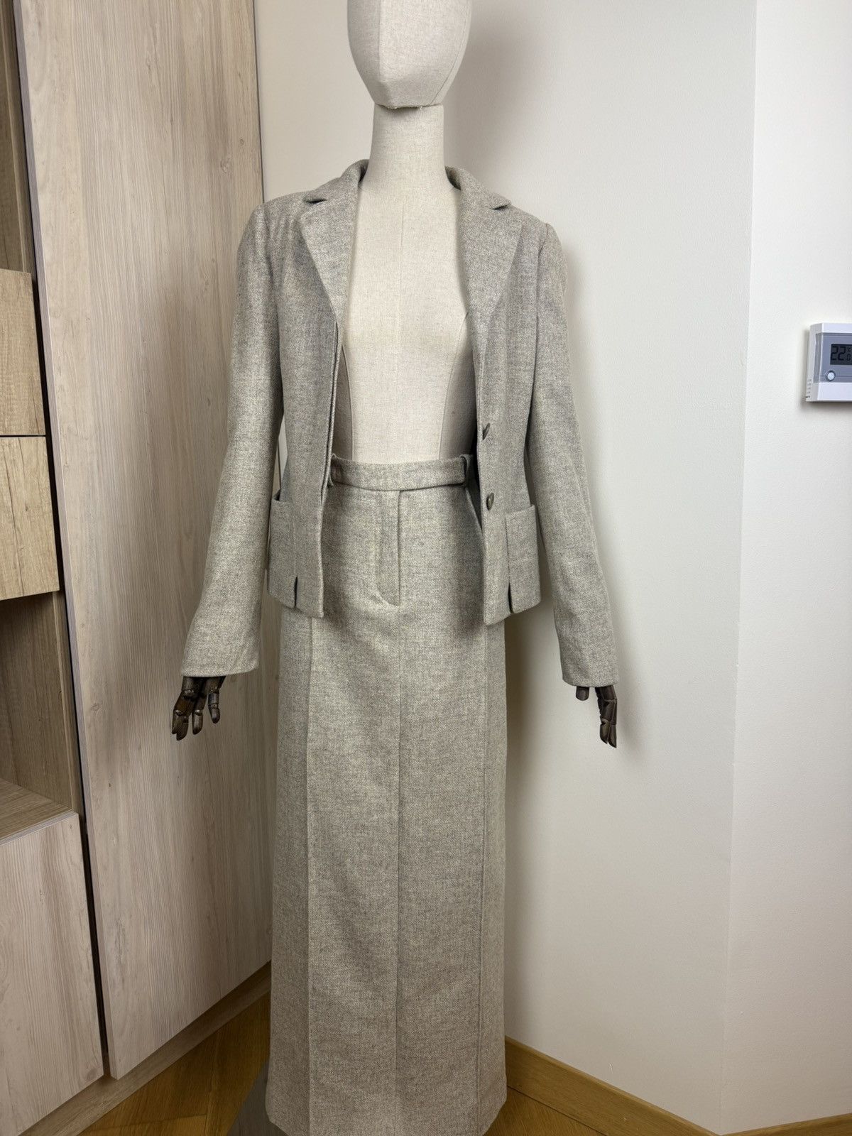 Kenzo Kenzo Paris Wool Skirt Suit – Vintage French Tailoring Size S / US 4 / IT 40 - 4 Thumbnail
