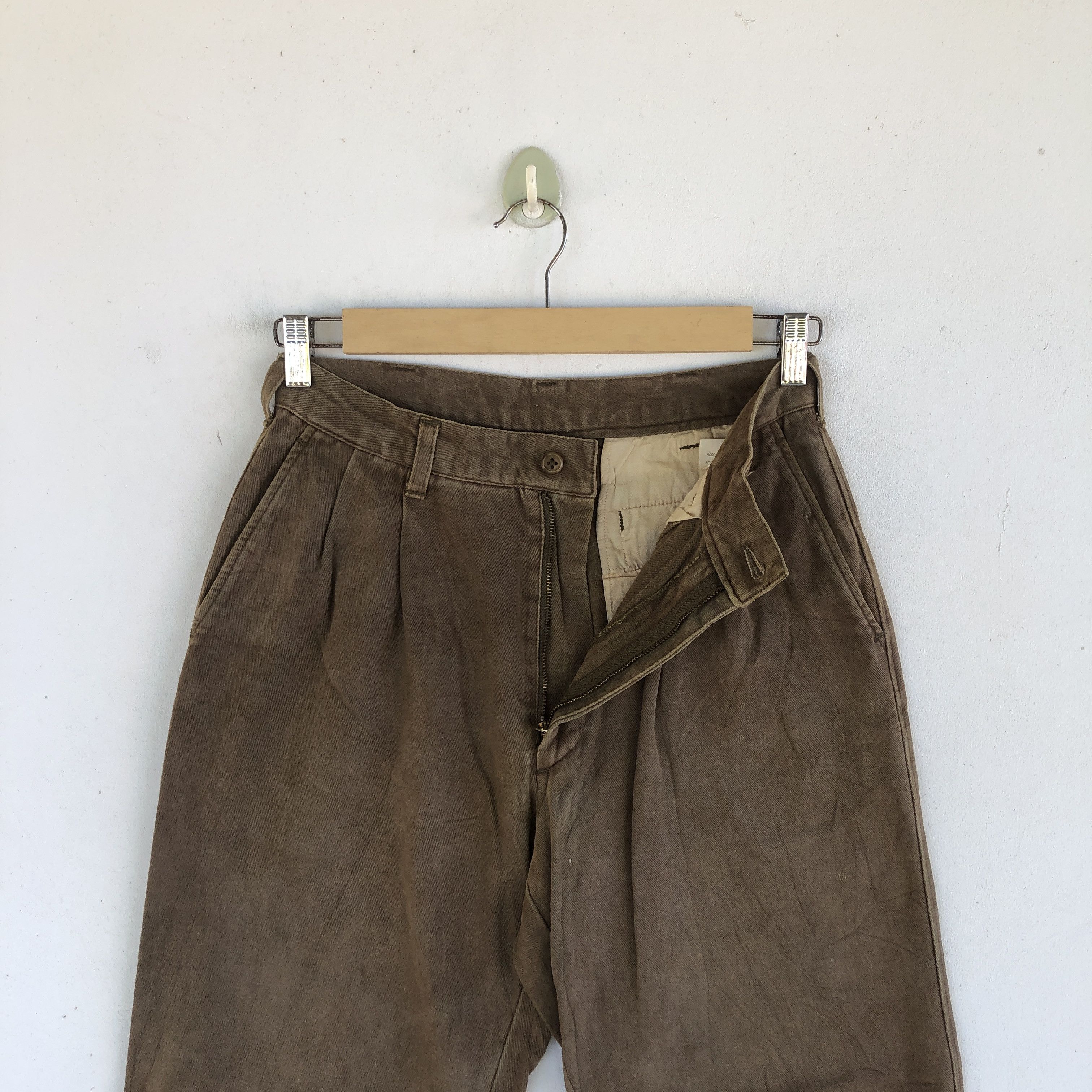 Japanese Brand Vintage Hot Scoop Cargo Pants Brown American Trousers Size 28" / US 6 / IT 42 - 6 Thumbnail