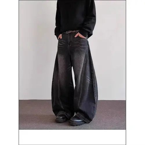 Japanese Brand × Jean High street Y2K slouchy slouchy machete baggy jeans Size US 34 / EU 50 - 3 Thumbnail