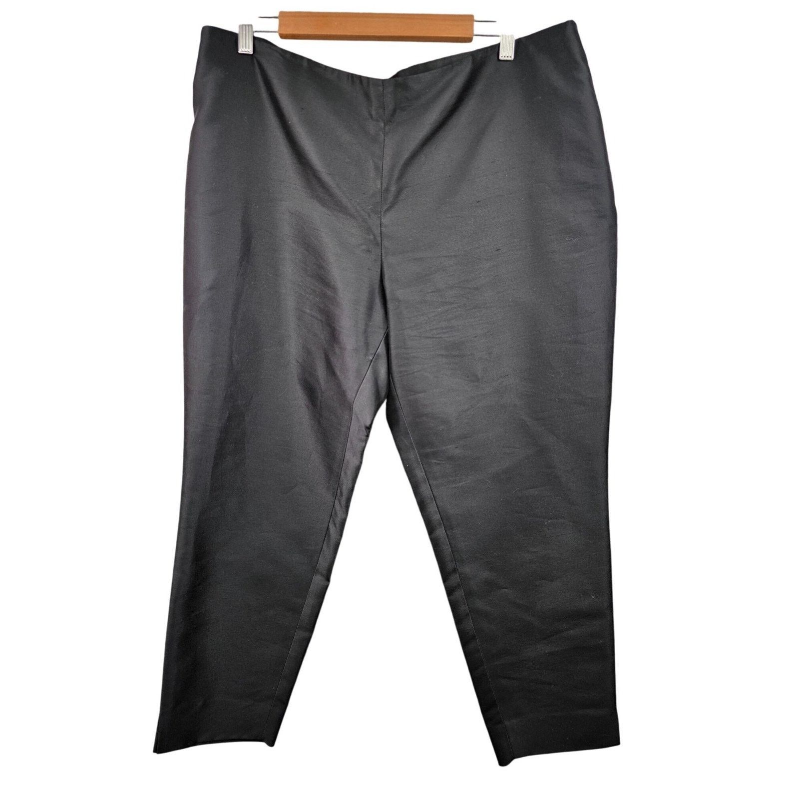 Lafayette 148 Lafayette 148 New York Womens Dress Pants Size 16 Black Size 38" / US 16 / IT 52 - 6 Thumbnail
