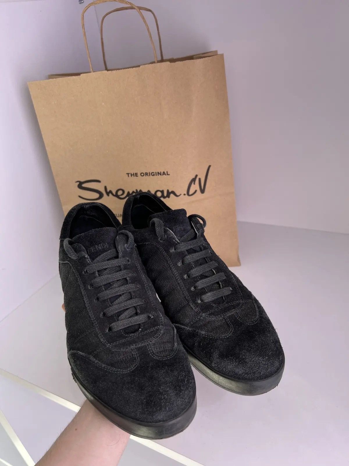 Designer × Fendi × Vintage Vintage Fendi Luxury Sneakers Size US 8 / EU 41 - 15 Thumbnail