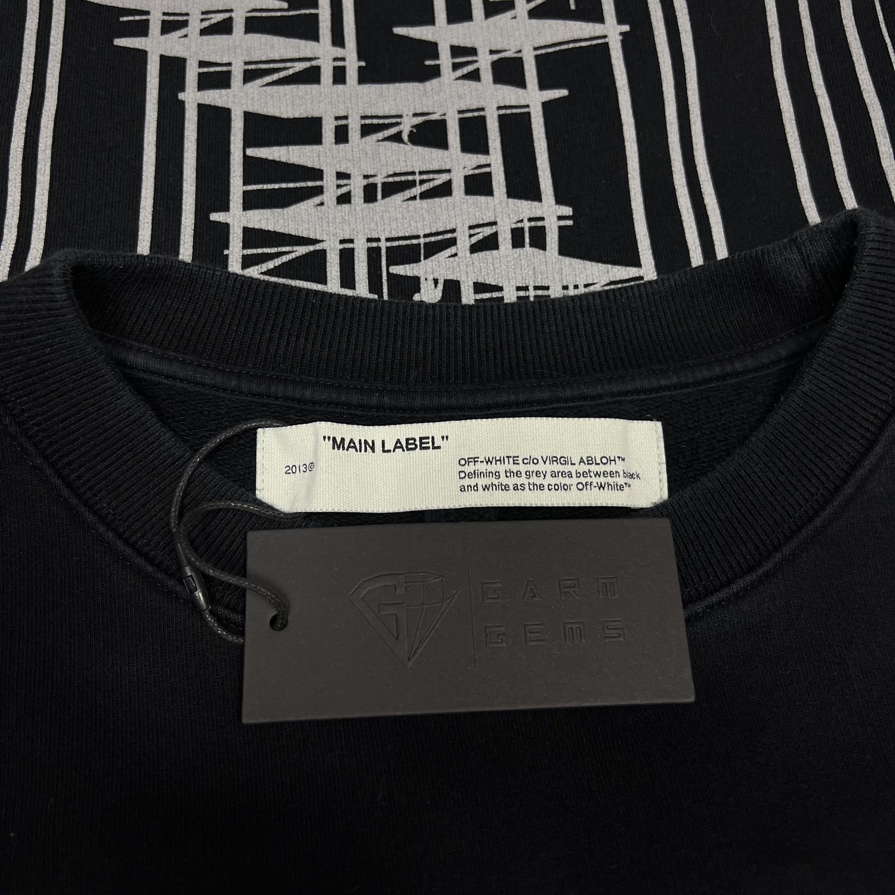 Off-White Off-White Diagonal Industrial Logo Sweatshirt Size US L / EU 52-54 / 3 - 5 Thumbnail