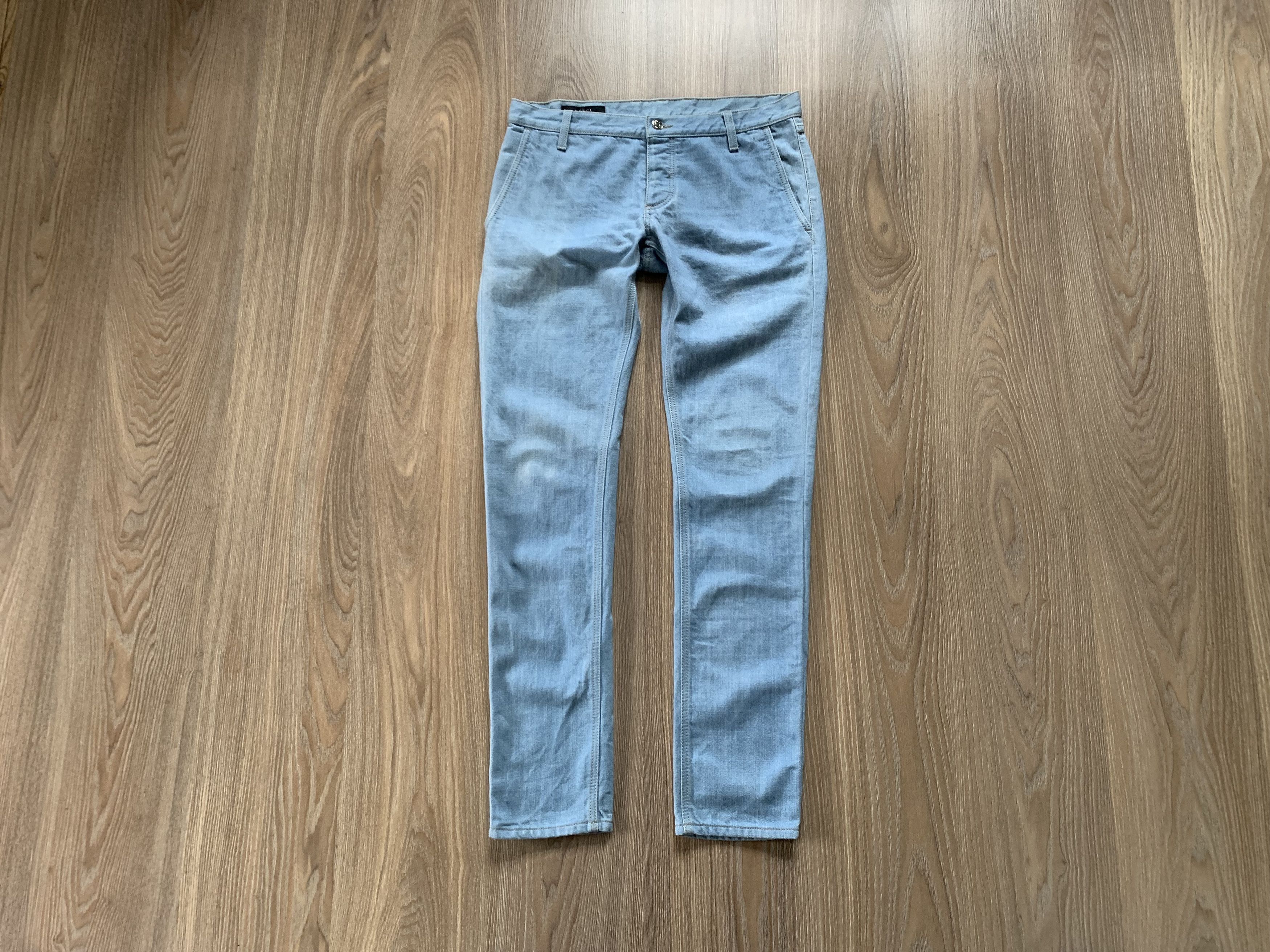 Gucci × Vintage Gucci Light Blue Skinny Jeans Size US 32 / EU 48 - 14 Thumbnail