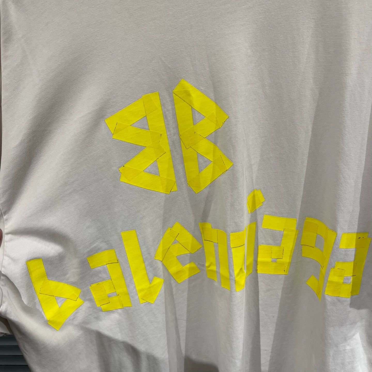 Balenciaga Balenciaga 23ss Tape Logo Tee M 99 New Size US M / EU 48-50 / 2 - 5 Thumbnail