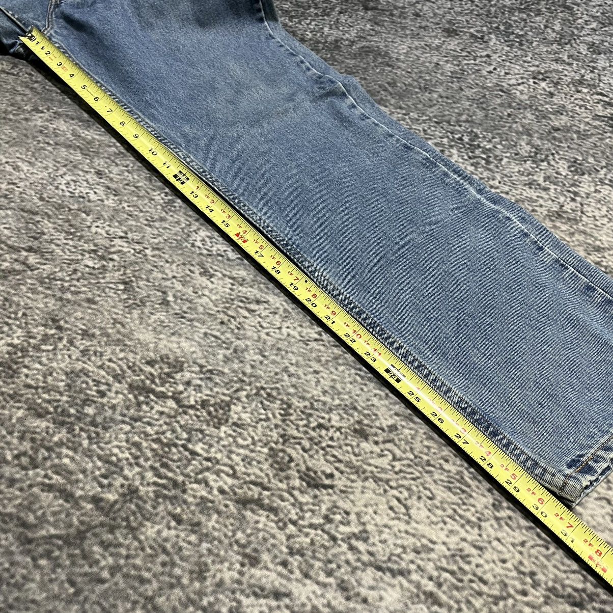 Levi's VINTAGE 90s LEVI'S 505 REGULAR FIT STRAIGHT LEG BLUE JEANS Size US 34 / EU 50 - 16 Thumbnail