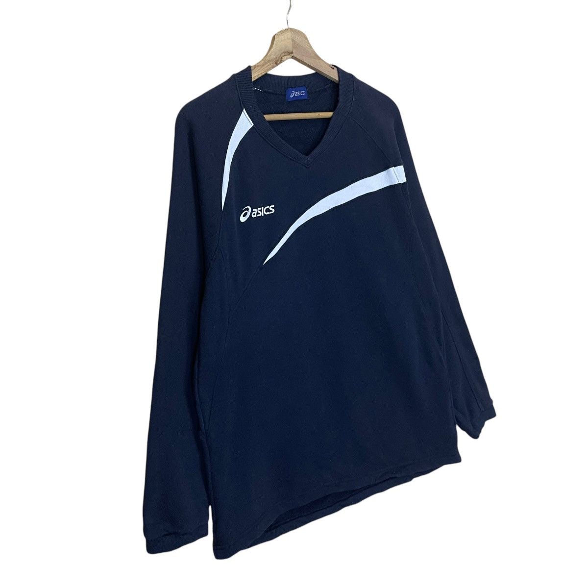 Asics × Vintage Vintage 90s Asics Small Logo Crewneck Sweatshirt Size US L / EU 52-54 / 3 - 2 Thumbnail