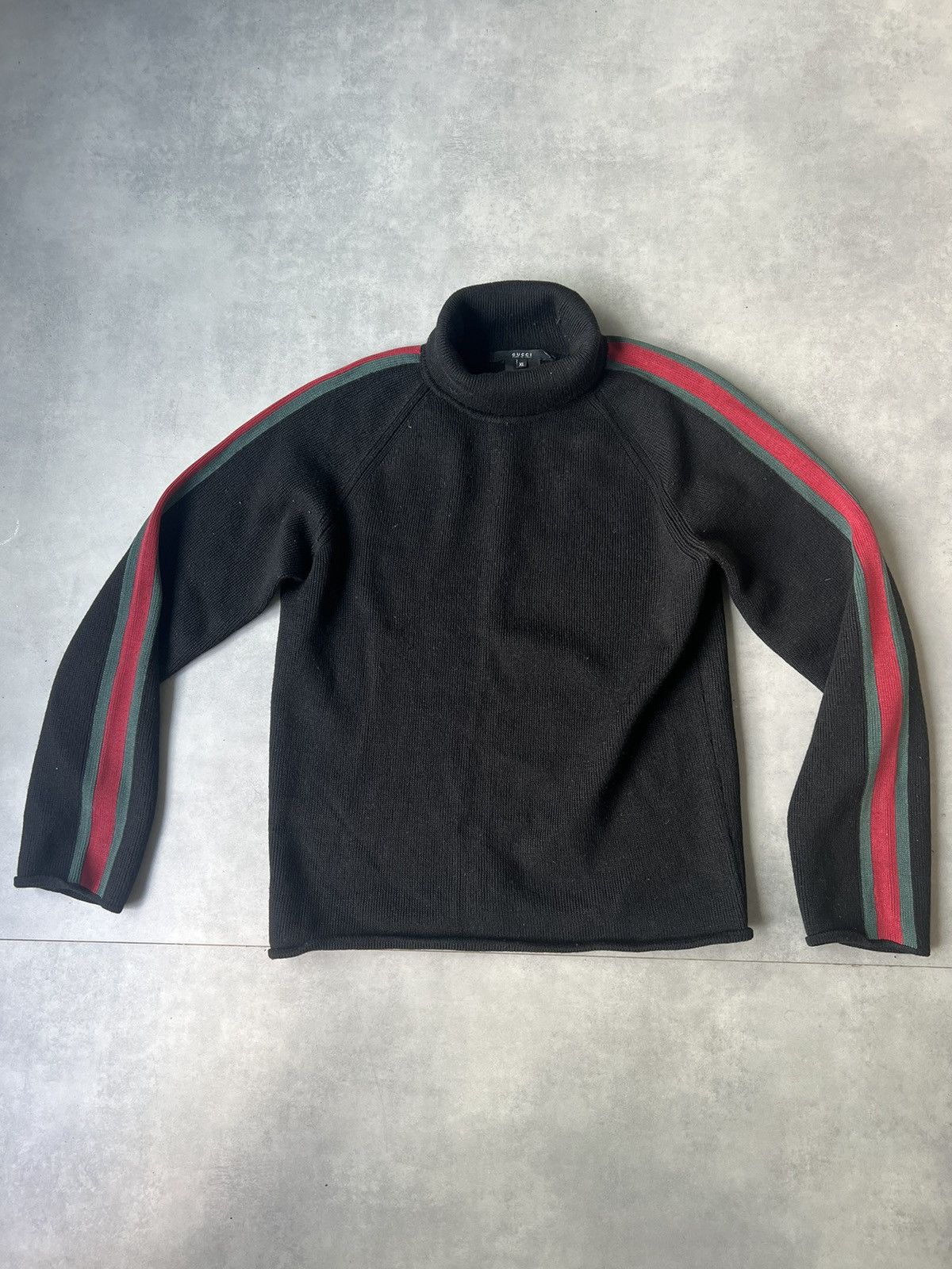 image of Gucci By Tom Ford Turtle Neck Sweater in Black, Men's (Size Small)