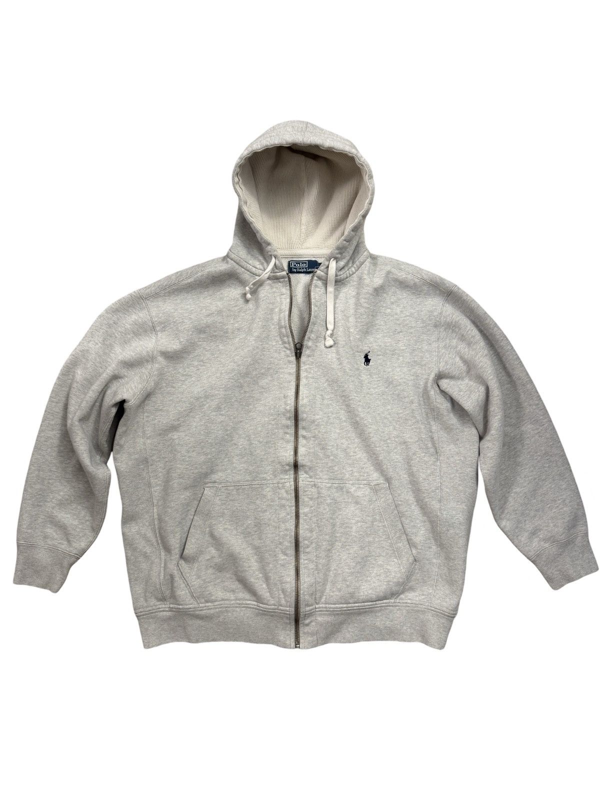 Polo Ralph Lauren 🔥Vintage Polo Ralph Lauren Hoodie Jaclet Grey/RRL Vibe Size US XL / EU 56 / 4 - 2 Thumbnail