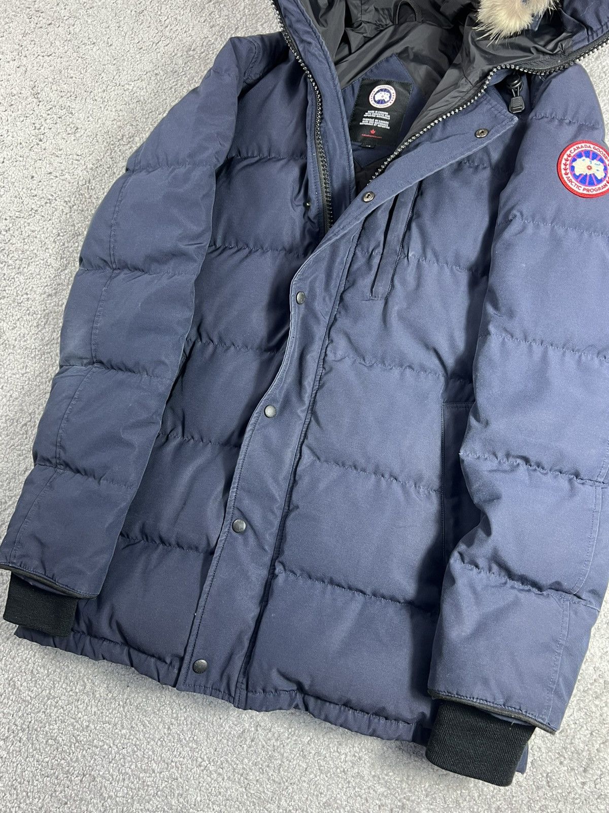 Canada Goose Canada Goose Carson Blue Parka with Coyote Fur Size US L / EU 52-54 / 3 - 3 Thumbnail