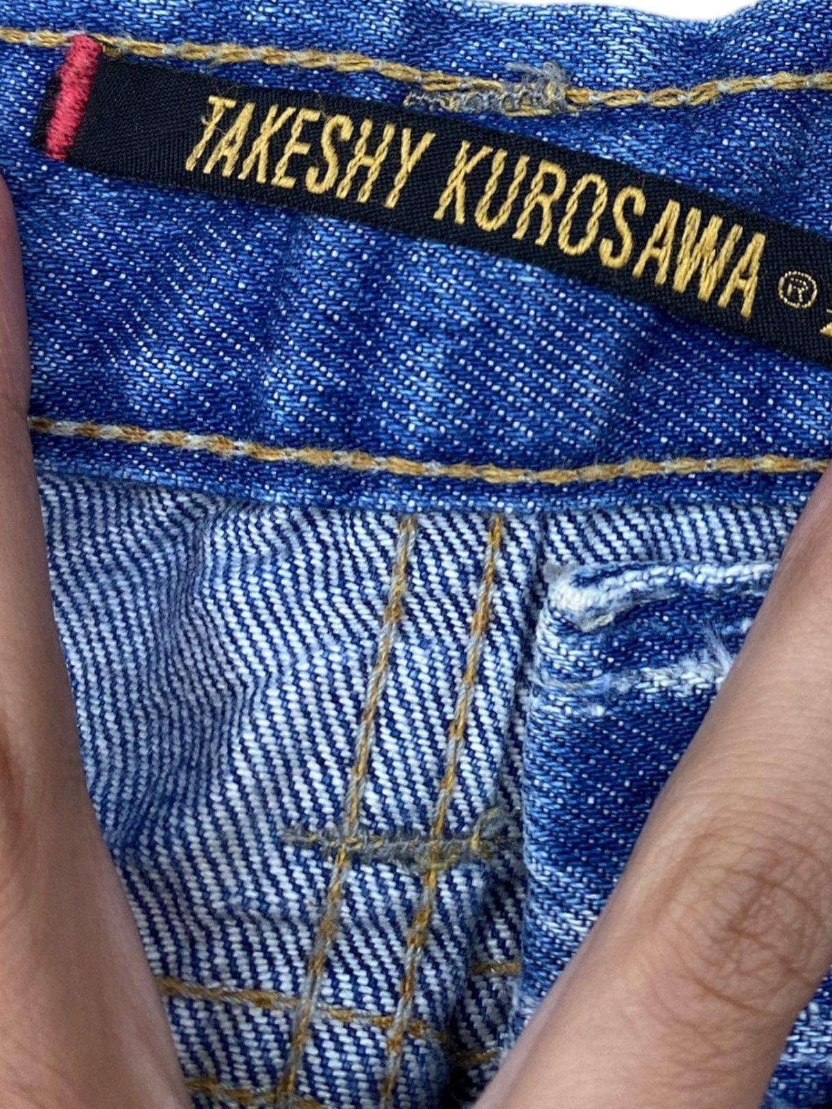 Takeshy Kurosawa Takeshy Kurosawa Brand Whiskers Faded Wash Ripped Jeans Size US 30 / EU 46 - 14 Thumbnail