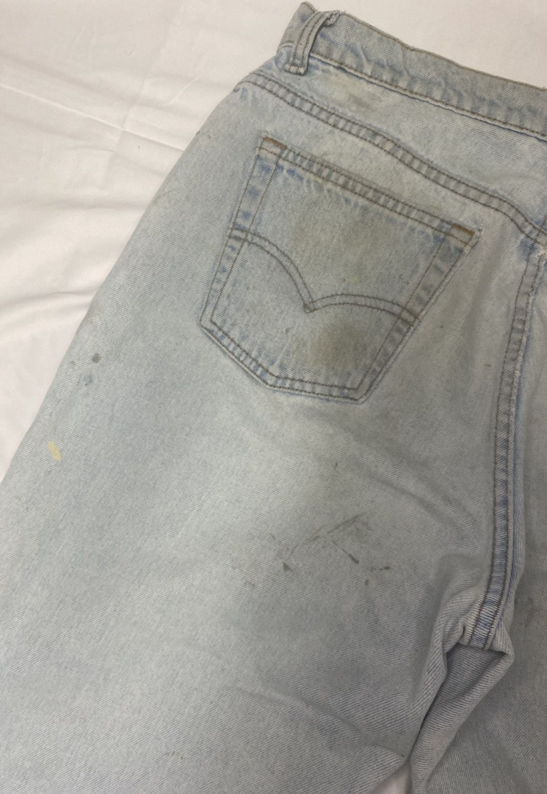 Levi's × Vintage CRAZY Y2K 90’s GRUNGE ACNE STUDIOS THRASHED LEVIS JEANS 35 Size US 35 - 10 Thumbnail