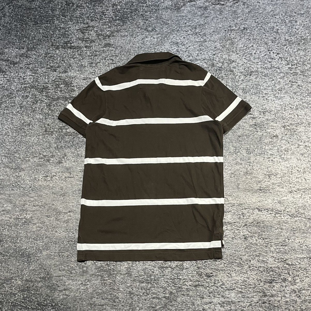 Abercrombie & Fitch Vintage Abercrombie & Fitch Muscle Polo Shirt Brown White XL Size US XL / EU 56 / 4 - 2 Thumbnail