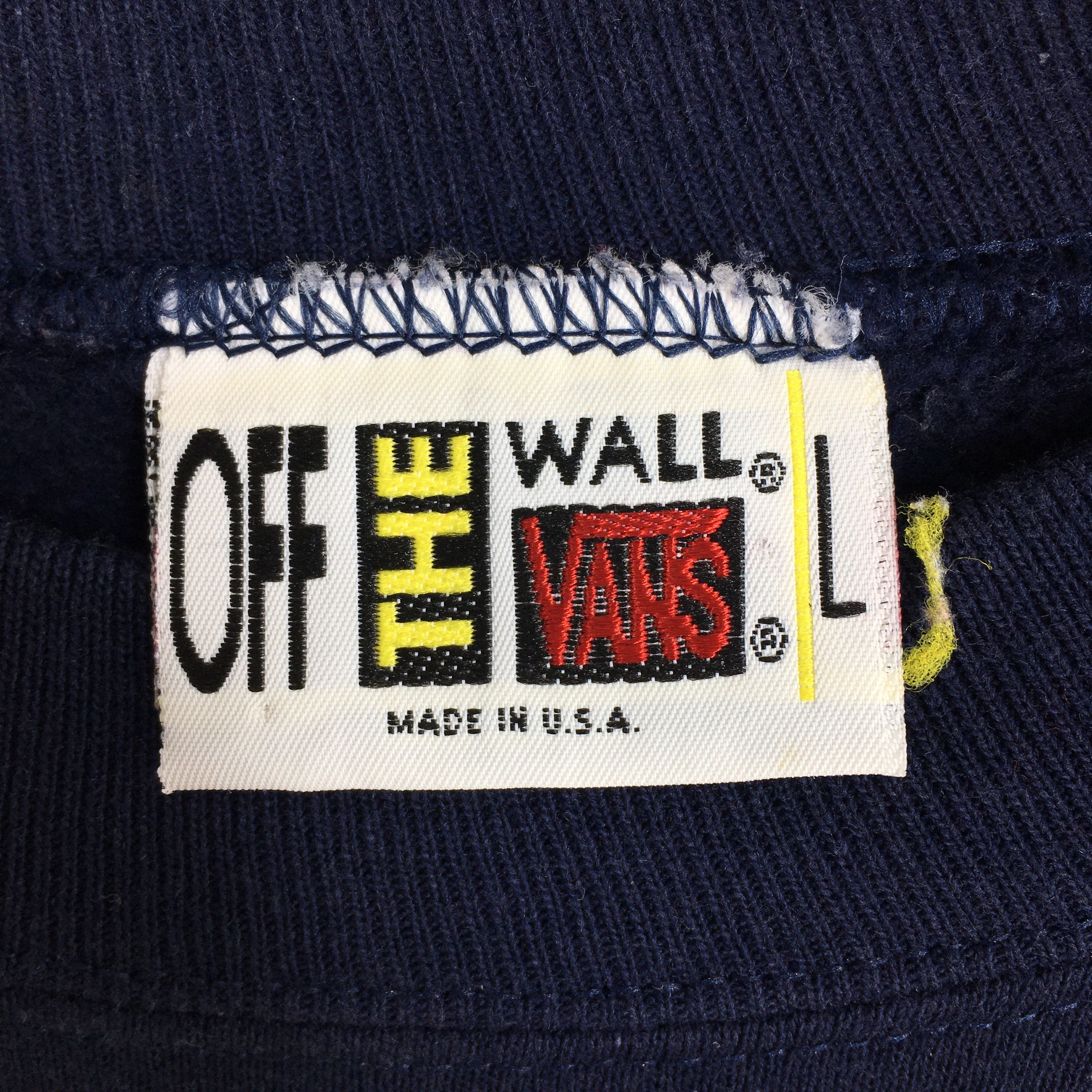 Vans Vintage Vans Of The Wall Usa Sweatshirt Large Size US L / EU 52-54 / 3 - 5 Thumbnail
