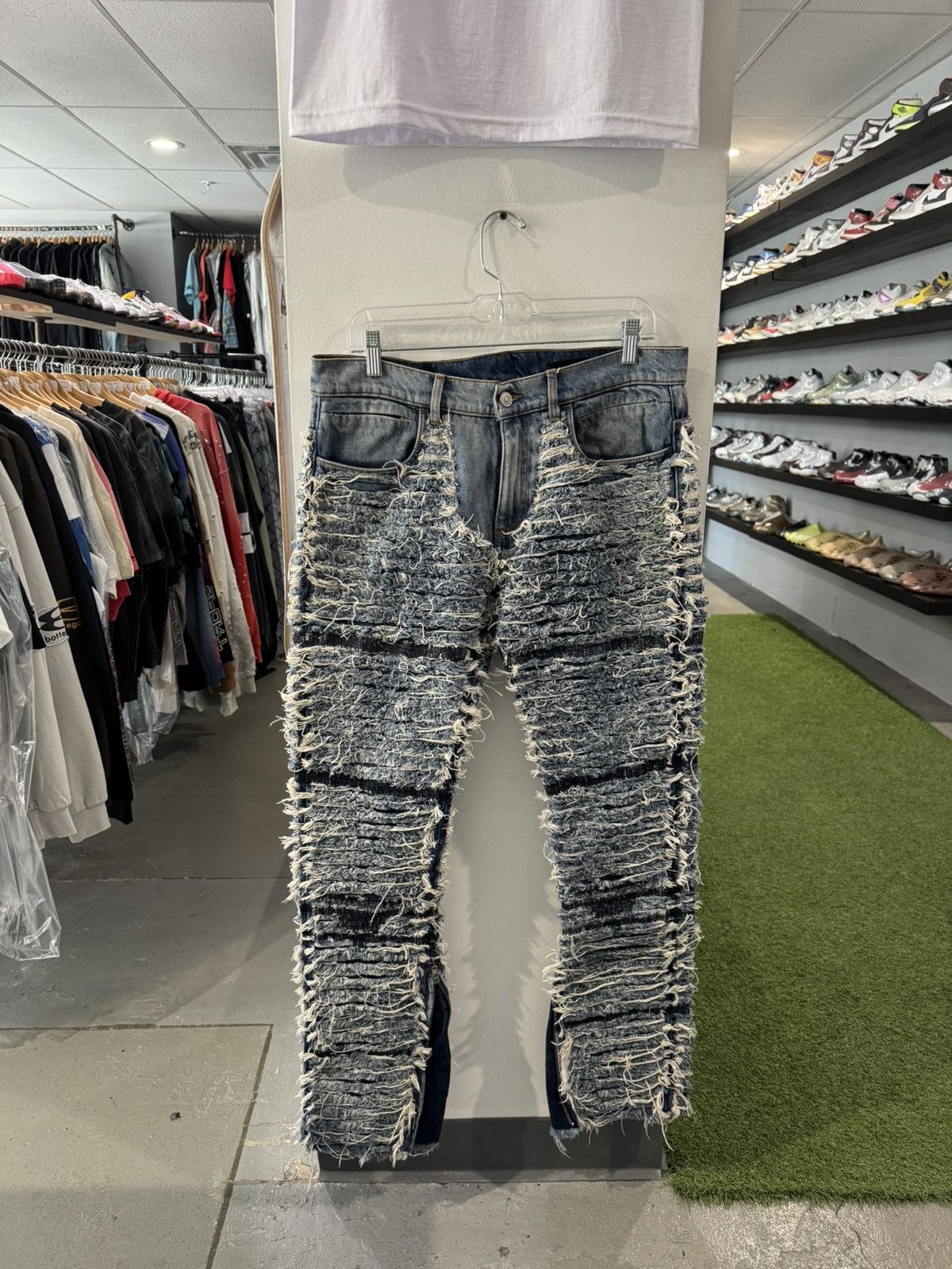 Alyx Alyx X Blackmeans Frayed Denim Jeans Size US 32 / EU 48 - 1 Thumbnail