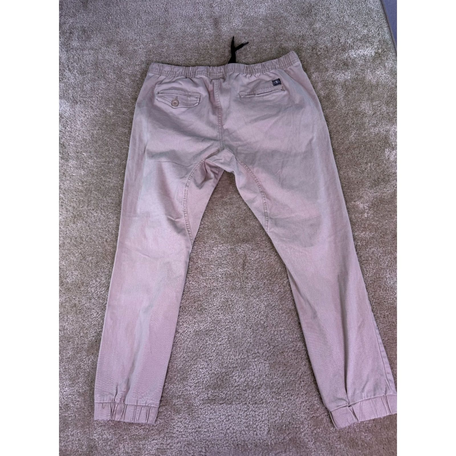 Southpole Southpole Jogger Pants Mens 2XL Tan Khaki Flex The Movement Drawstring D883 Size US 39 - 3 Thumbnail