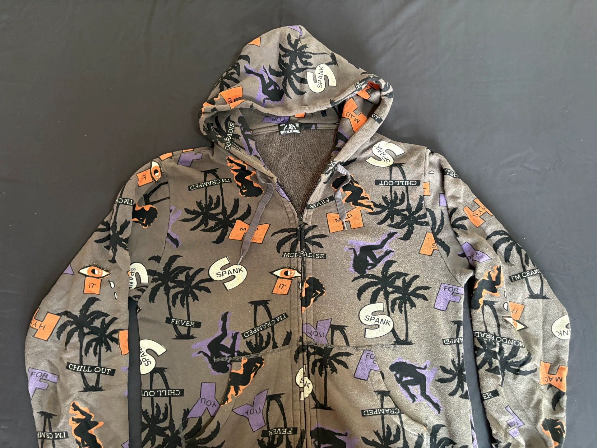 Hysteric Glamour Hysteric Glamour Vintage Printed Hoodie Rare Plus Size Size L / US 10 / IT 46 - 5 Thumbnail