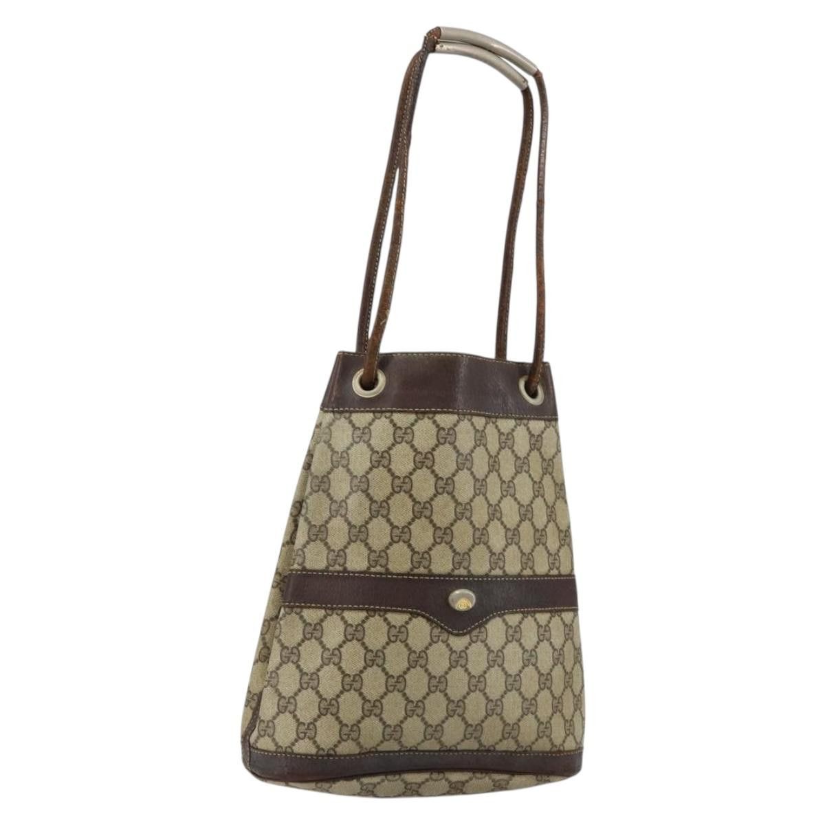 Gucci GUCCI GG Supreme Shoulder Bag Pvc Beige Gold Size ONE SIZE - 1 Thumbnail