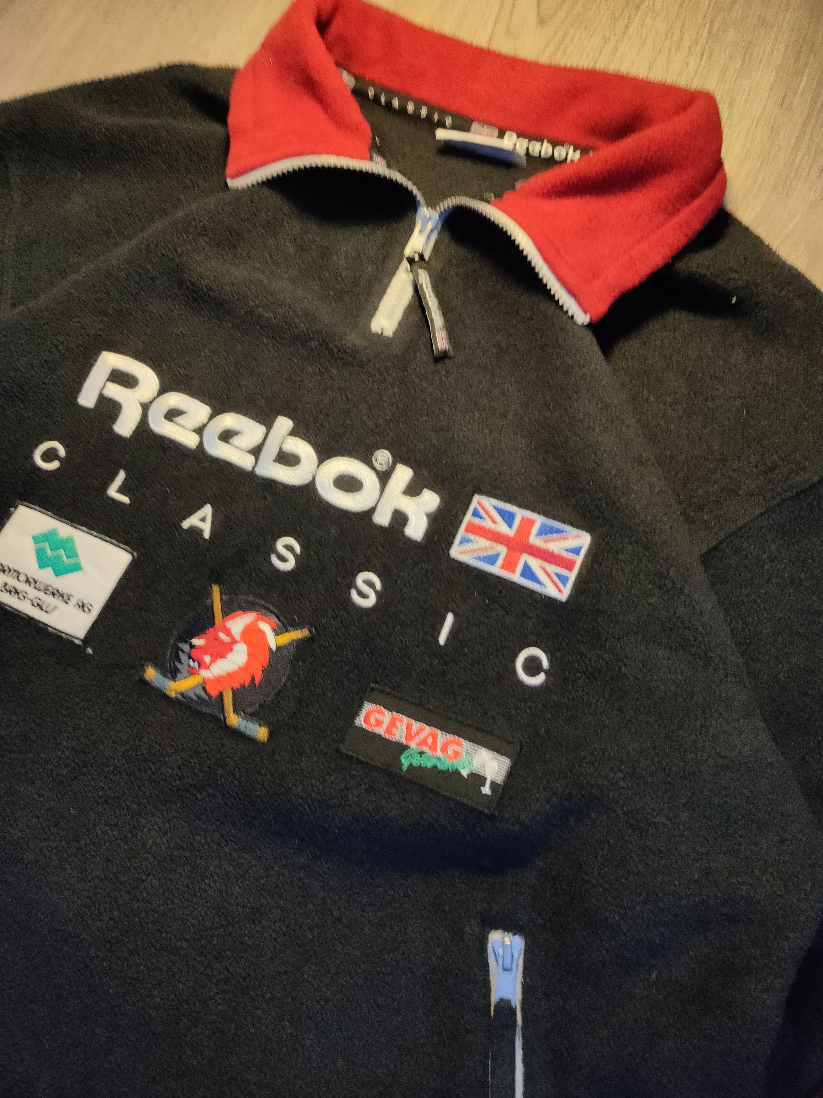 Reebok × Vintage Reebok Classic Vintage Fleece Sweatshirt Hoodie 90s Size US M / EU 48-50 / 2 - 2 Thumbnail