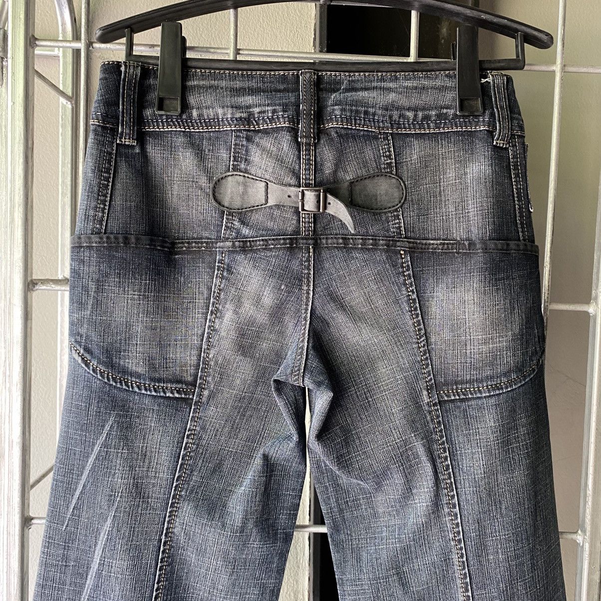 Marithe + Francois Girbaud MARITHE FRANCOIS GIRBAUD Dark Wash Bootcut Jeans Size US 32 / EU 48 - 10 Thumbnail