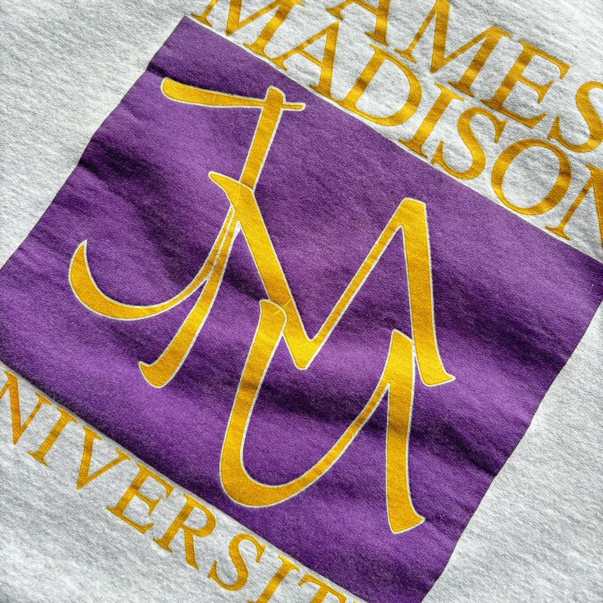 Vintage vintage 90s JAMES MADISON UNIVERSITY JMU Spellout sweatshirt Size US M / EU 48-50 / 2 - 8 Thumbnail