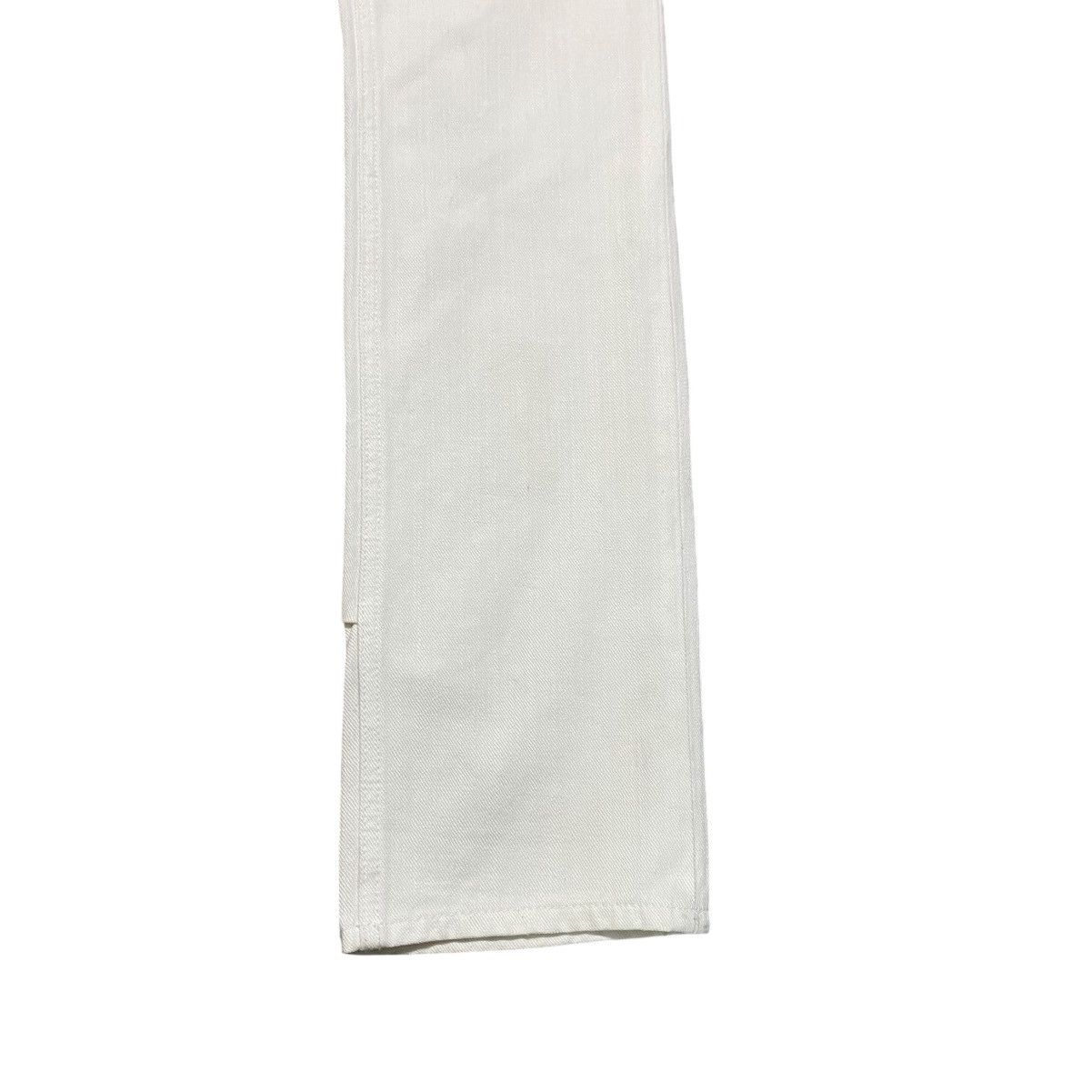 Yohji Yamamoto A.A.R Against All Risks White Denim Zipper Jeans Size US 29 - 8 Thumbnail