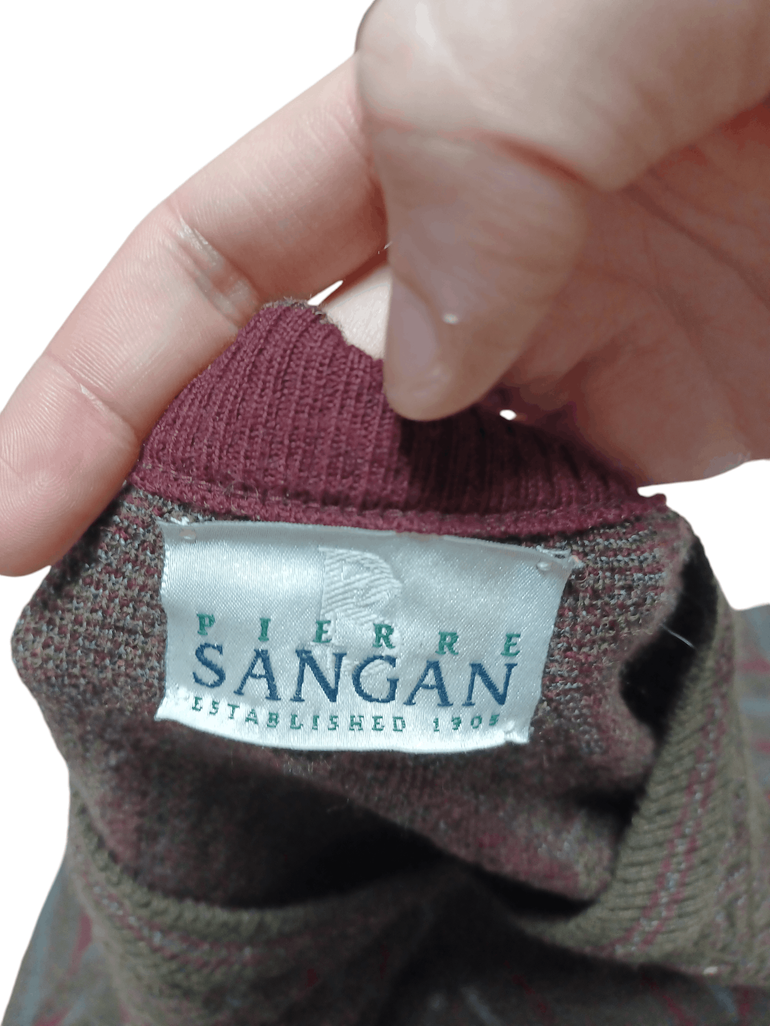 Other VINTAGE 90S WOOL MADE IN UK PIERRE SANGAN OLDMONEY SWEATER Size US L / EU 52-54 / 3 - 3 Thumbnail
