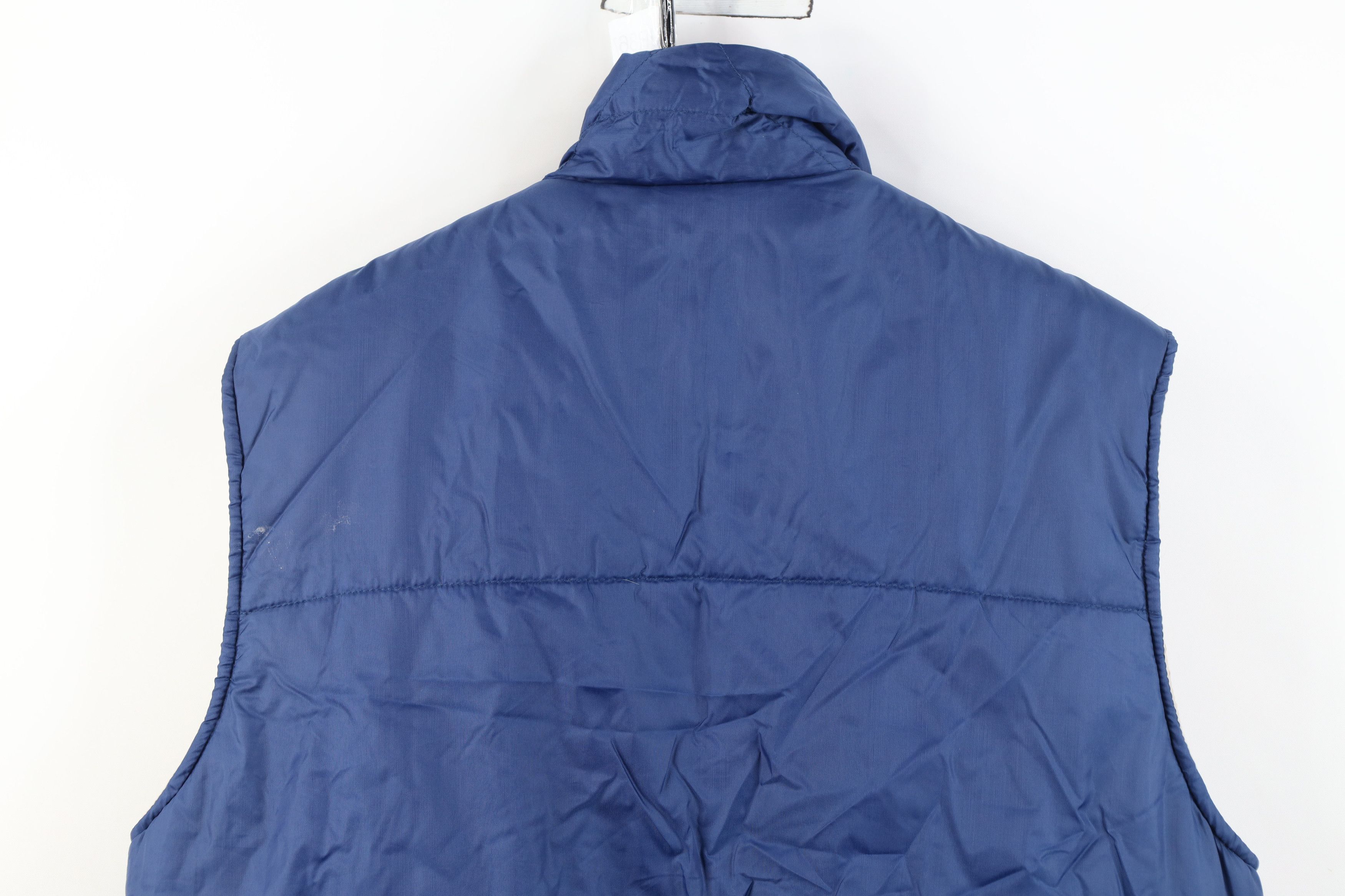 Vintage Vintage 70s Streetwear Full Zip Puffer Vest Jacket Navy Blue Size US L / EU 52-54 / 3 - 12 Thumbnail