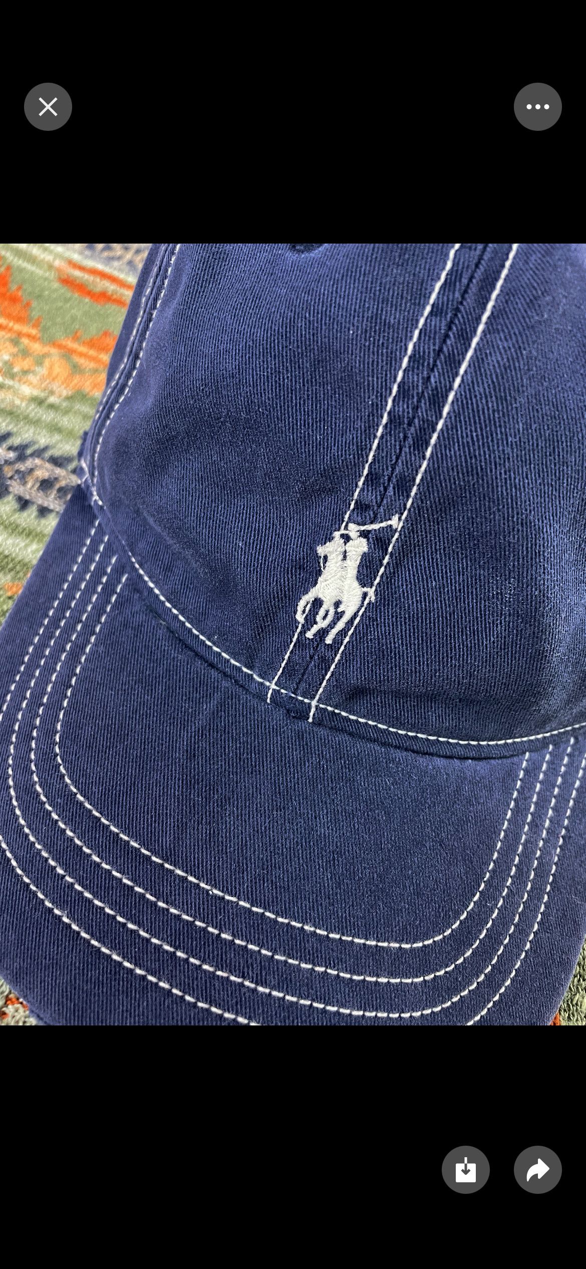 Polo Ralph Lauren Polo Ralph Lauren Pony Thick Baseball Cap Hat Size ONE SIZE - 2 Thumbnail