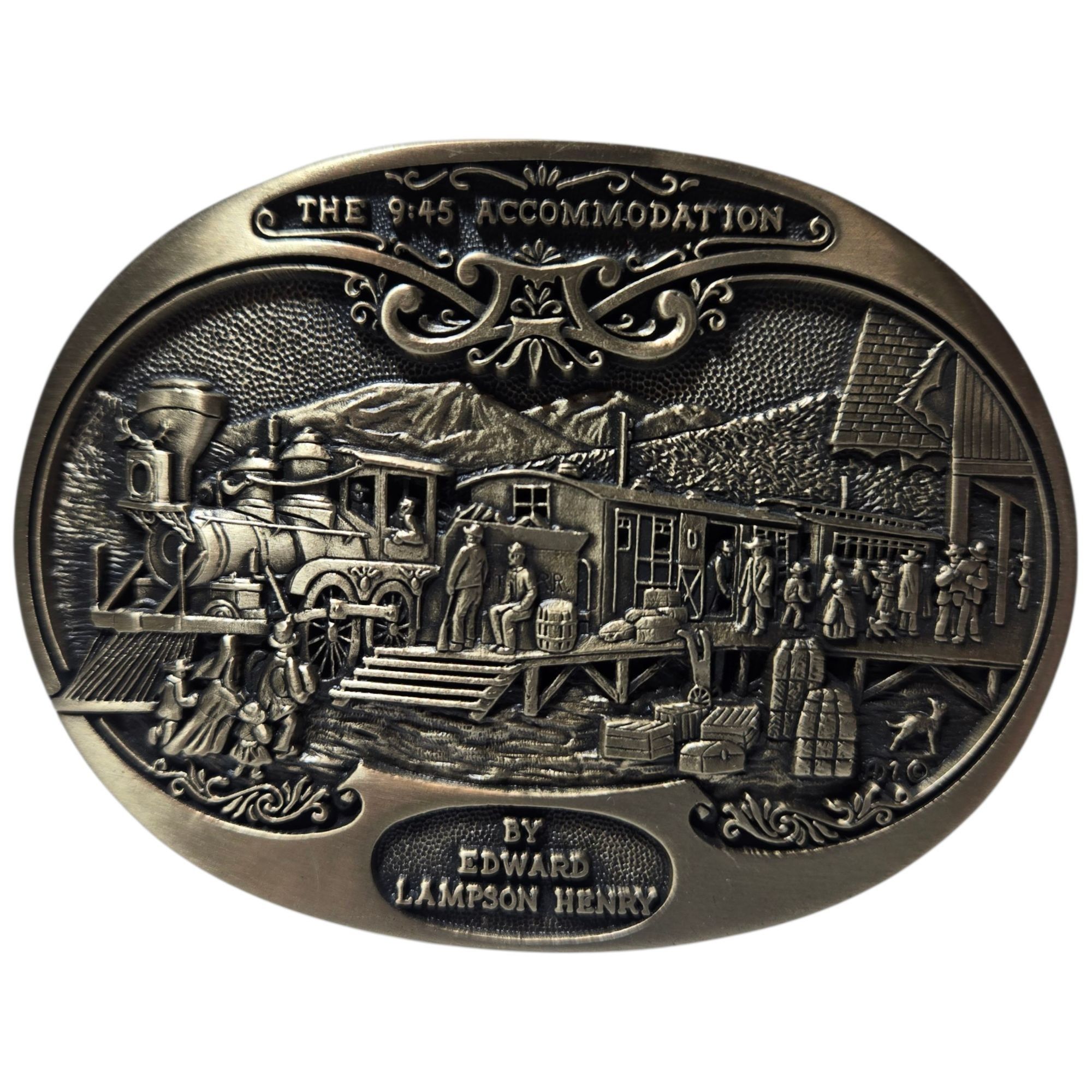 Other 9:45 Accommodation Belt Buckle Edward Lamson Henry American Size ONE SIZE - 4 Thumbnail