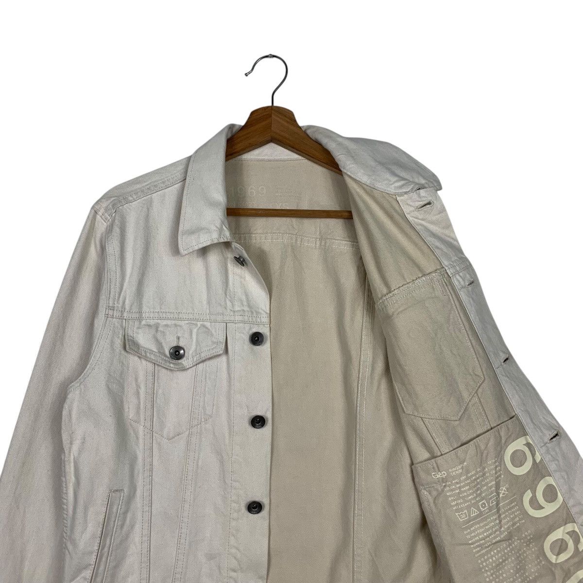 Gap GAP Spring 14 White Cream Denim Jacket #1936-C84 Size US XS / EU 42 / 0 - 10 Thumbnail