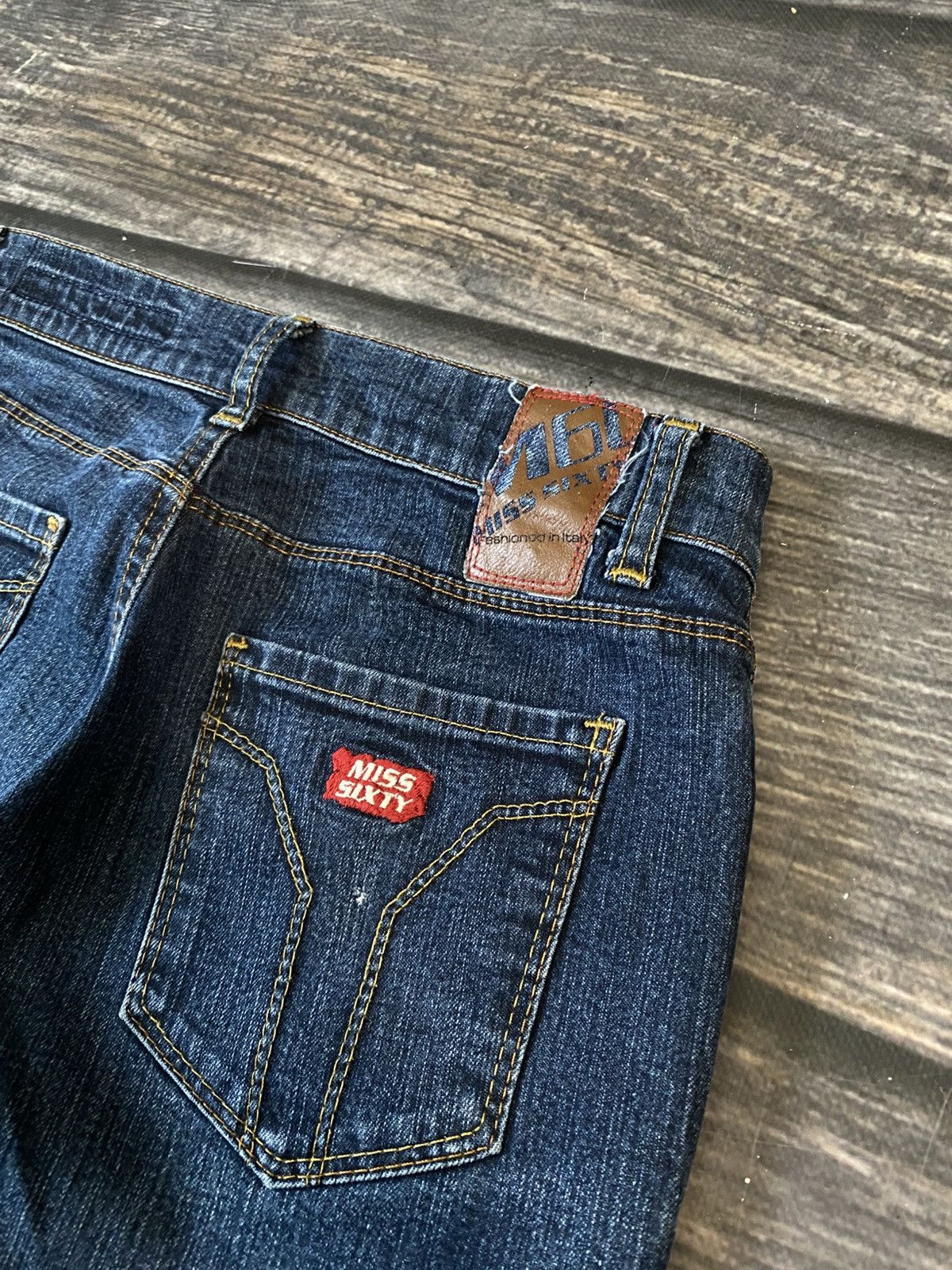 Miss Sixty y2k Miss Sixty Big Logo Denim Pants Size 27" / US 4 / IT 40 - 5 Thumbnail