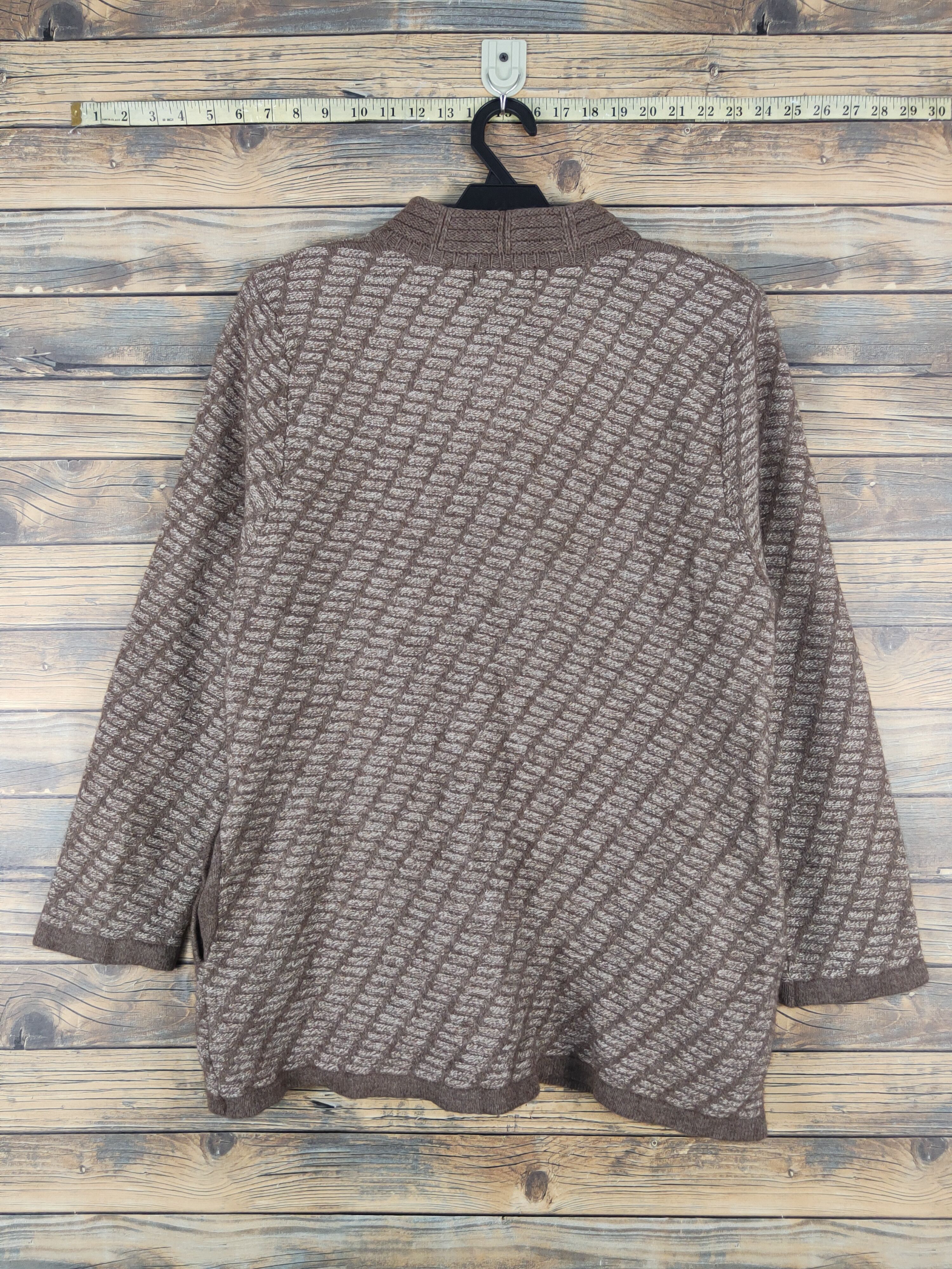 Homespun Knitwear × Japanese Brand Nature's Brown Knitwear Cardigan #W1276 Size US M / EU 48-50 / 2 - 7 Thumbnail
