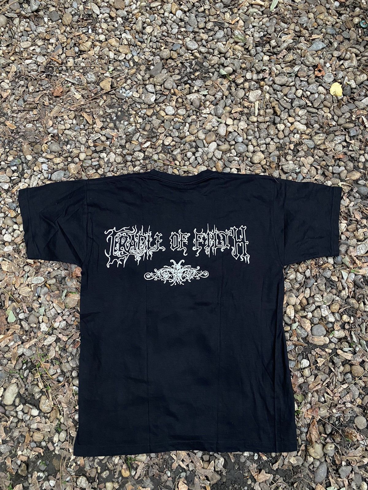 Band Tees × Vintage Vintage Cradle Of Filth Dark Metall Tee Size US XL / EU 56 / 4 - 2 Thumbnail