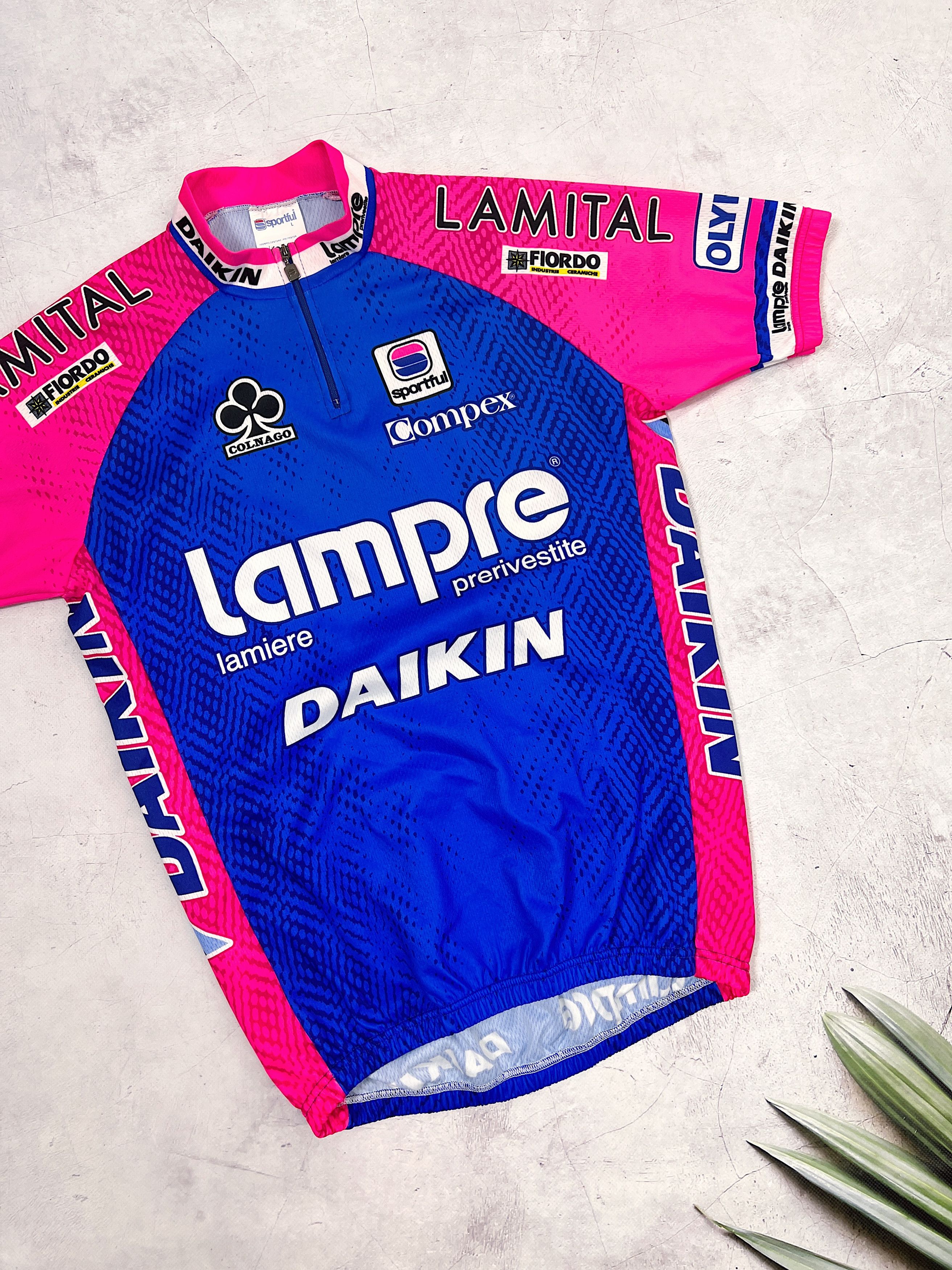 Sports Specialties × Vintage Sportful Lampre Daikin Cycling Jersey Colnago Size US M / EU 48-50 / 2 - 4 Thumbnail