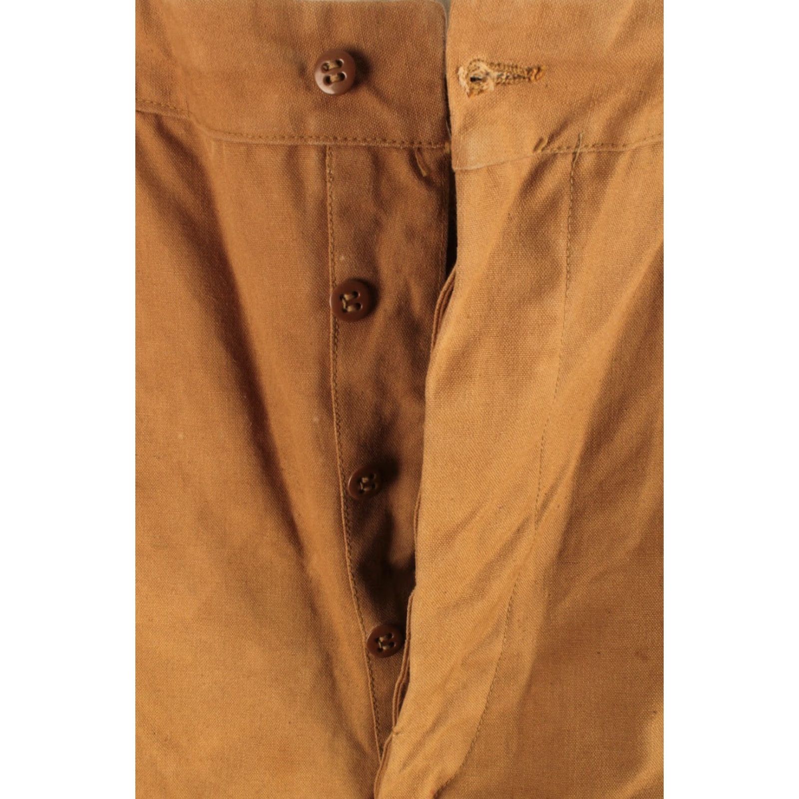 Vintage Red Head Hunting Pants 1940s 1950s Canvas Khaki 45x32 Mens 40s 50s Vtg Size US 44 / EU 60 - 5 Thumbnail