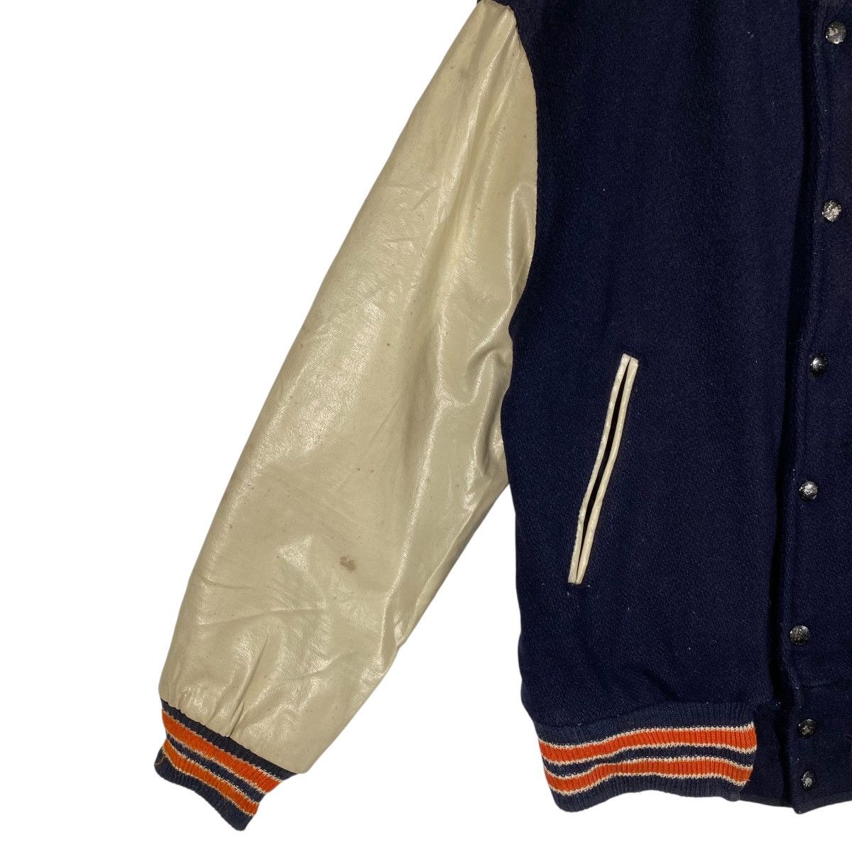 Champion Vintage 50s 60s Champion Running Man Labelled Varsity Jacket Size US M / EU 48-50 / 2 - 4 Thumbnail