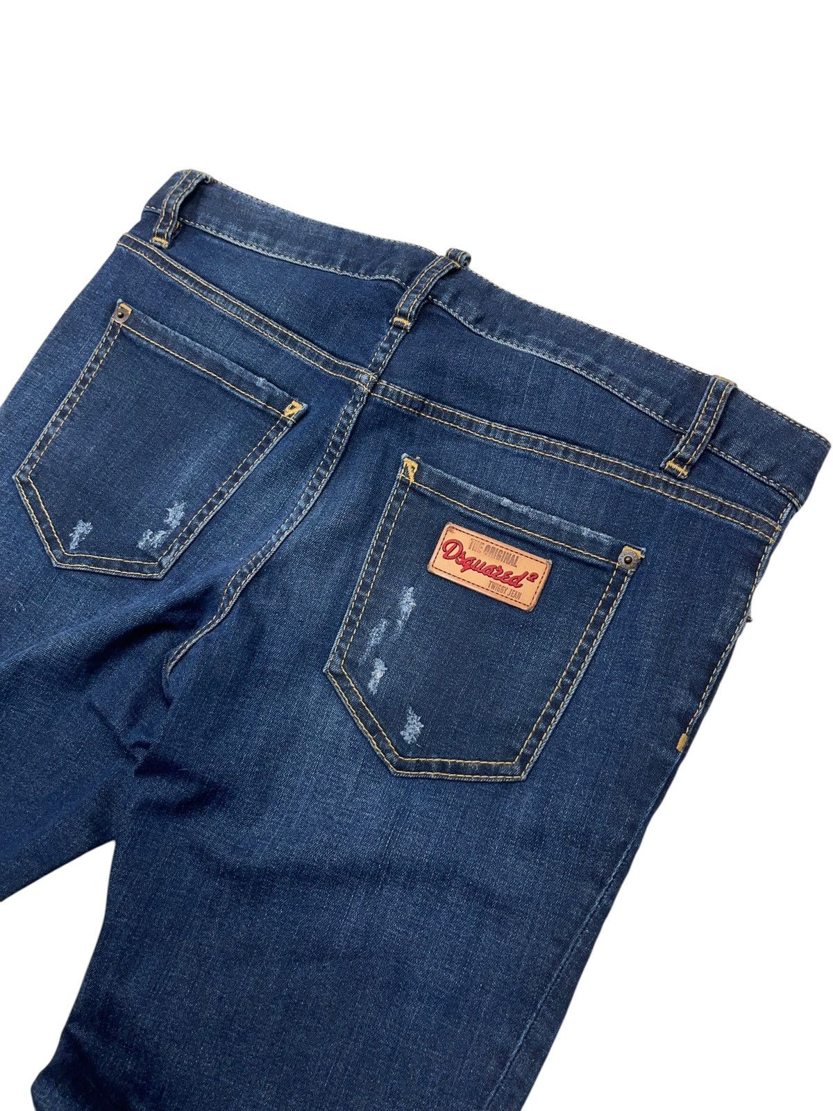 Dsquared2 Dsquared2 Medium Waist Twiggy Jeans Skinny Distressed Size 28" / US 6 / IT 42 - 13 Thumbnail